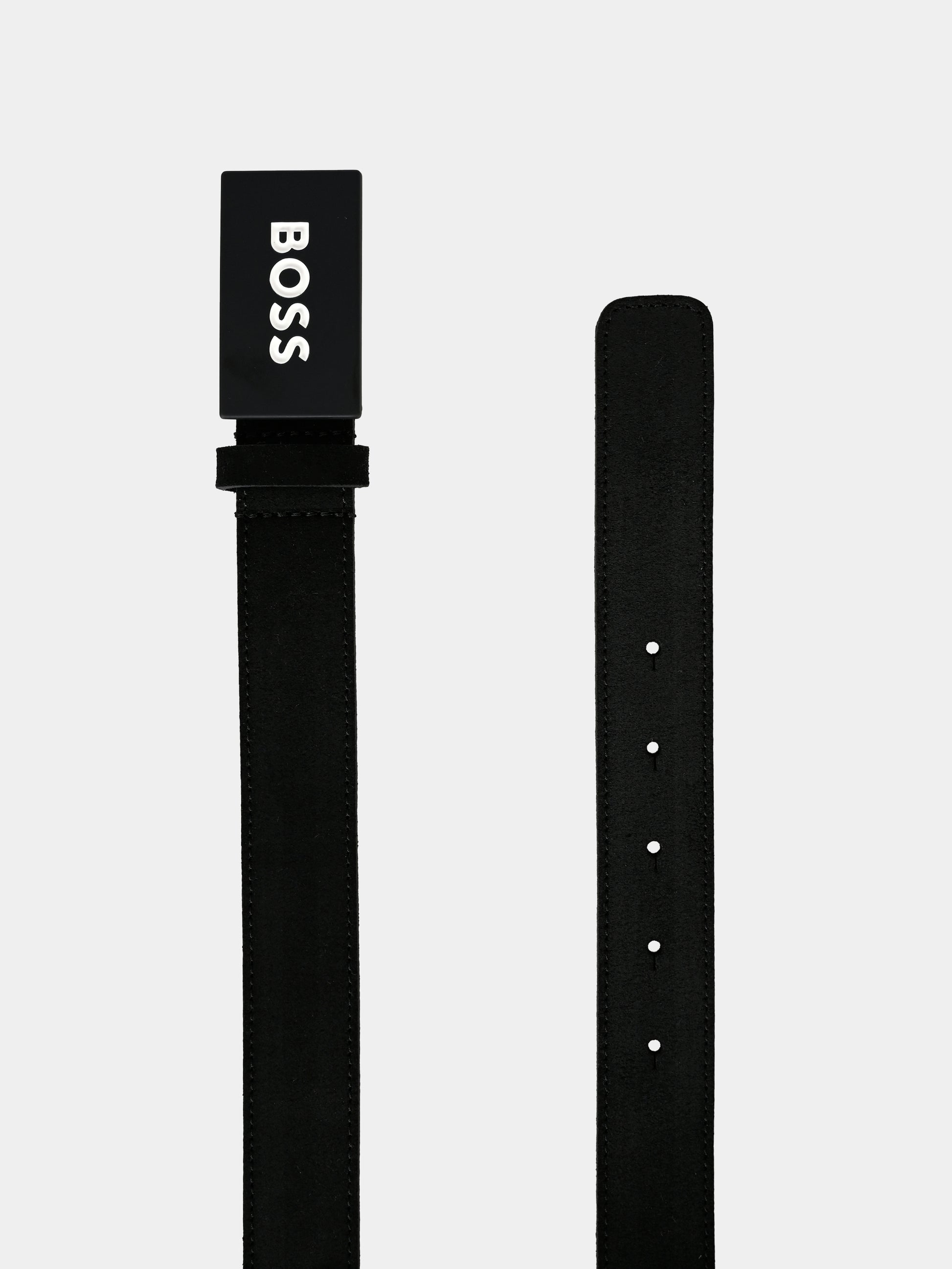 Cintura nera per bambino con logo,Boss,J51574 09B