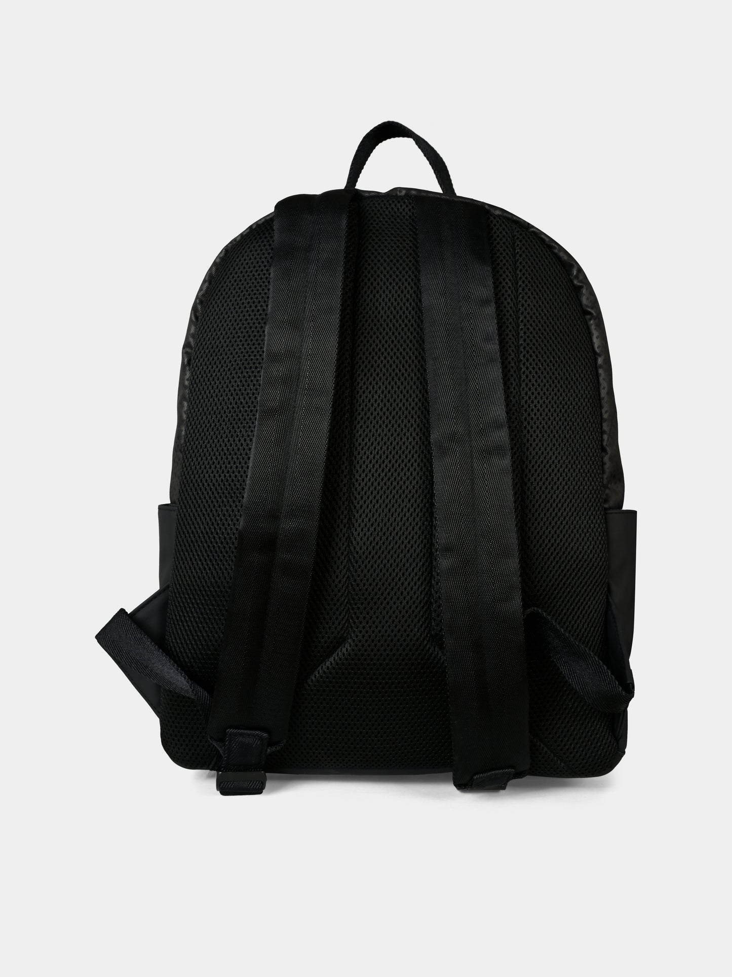 Zaino nero per bambino con logo,Boss,J51582 09B