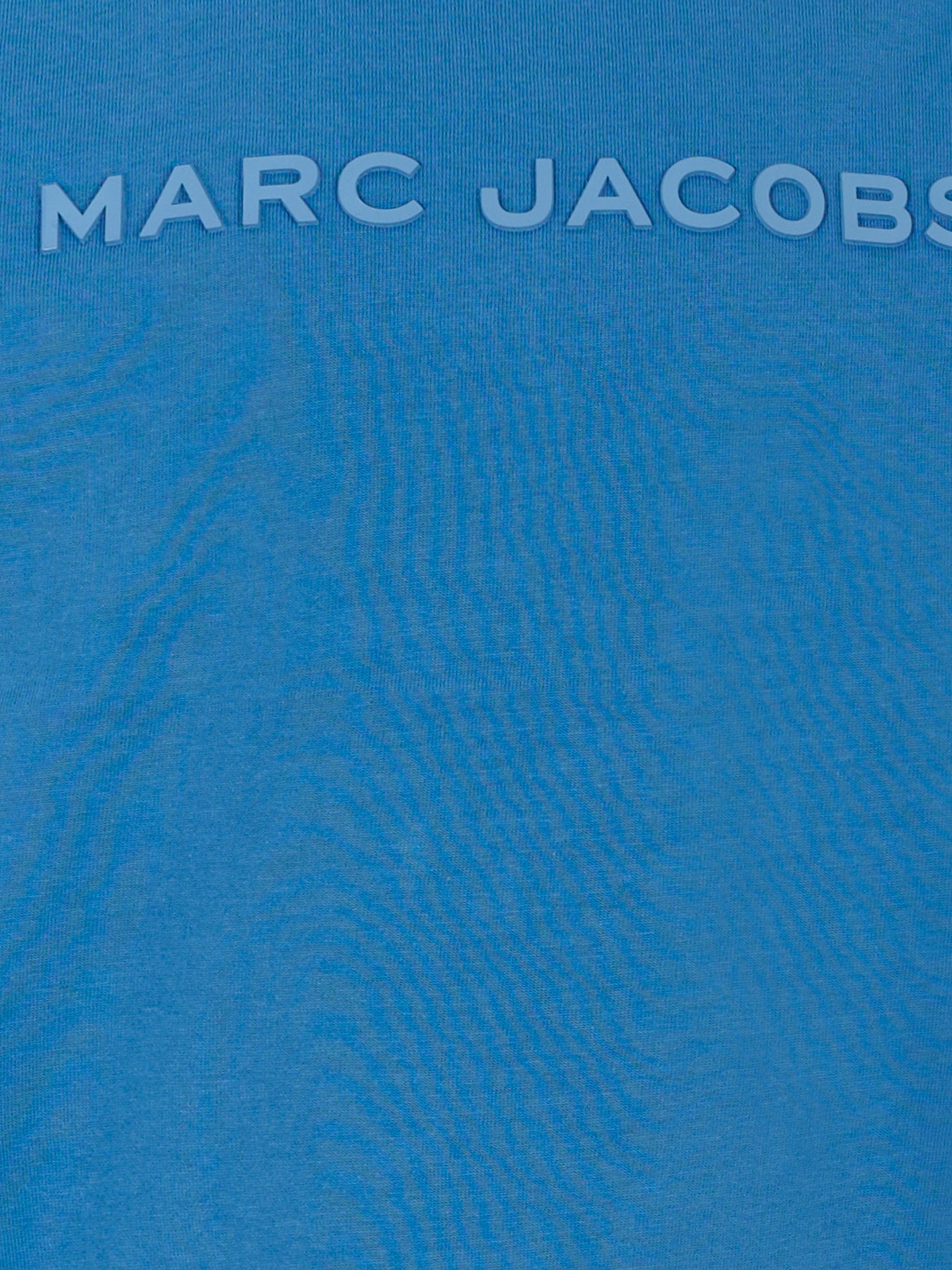T-shirt azzurra per bambino con logo,Marc Jacobs,W60322 820