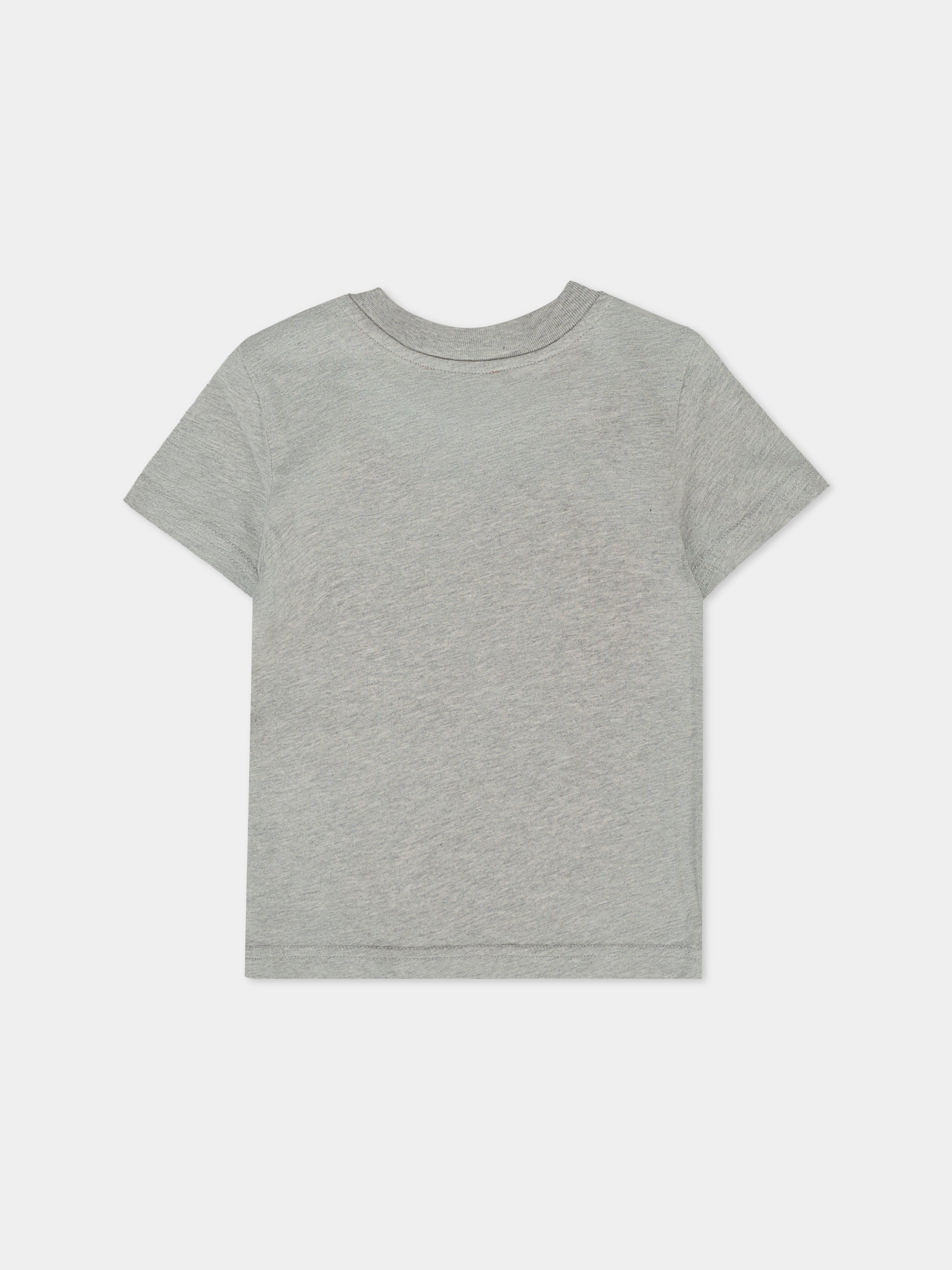 T-shirt grigia per neonato con logo,Diesel,K00615 KYAYS K963