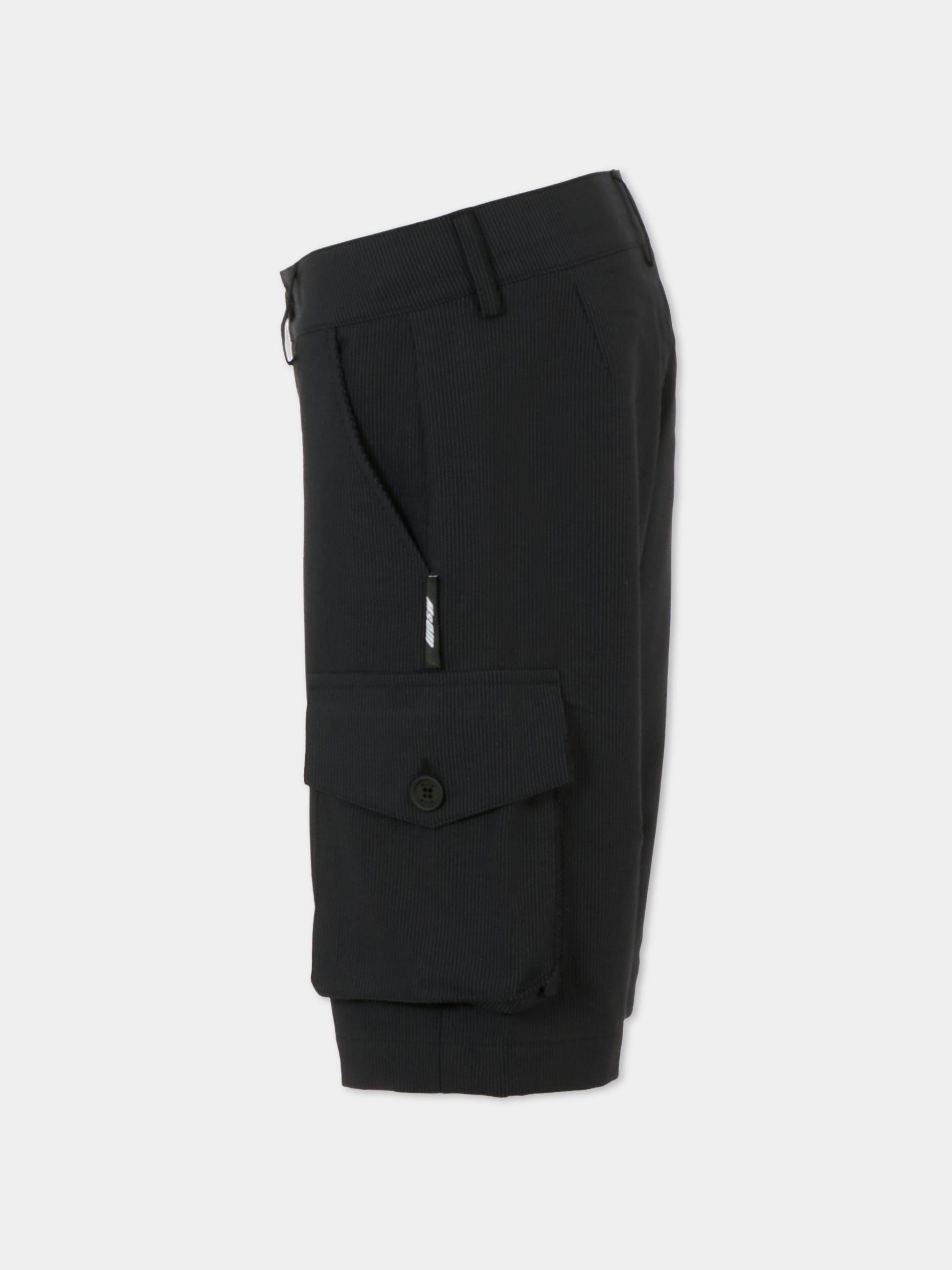 Shorts blu per bambino con logo,Msgm Kids,S5MSJBBE047 060