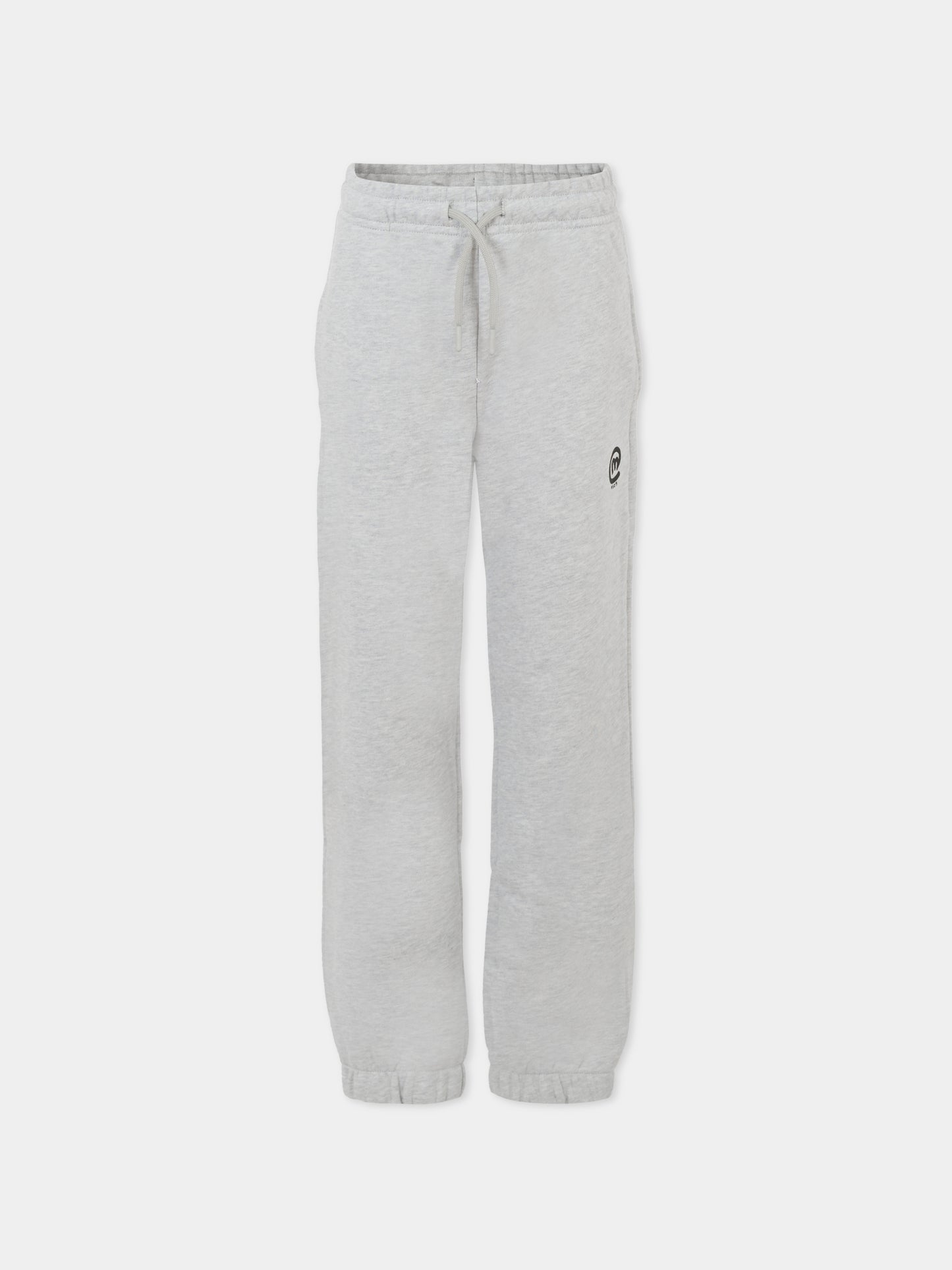 Pantaloni grigi per bambino con logo,Msgm Kids,S5MSJBFP311 107