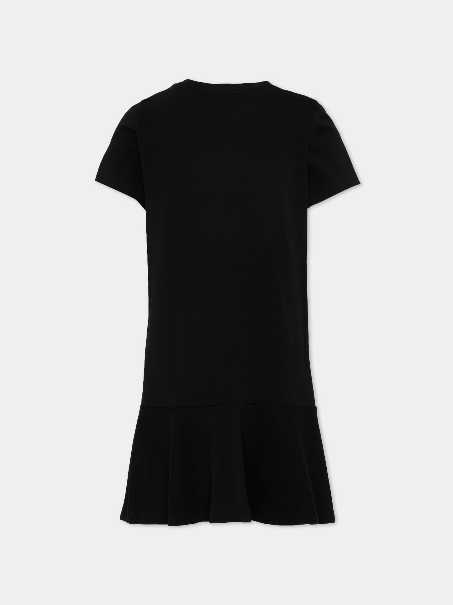 Vestito nero per bambina con stampa borsa,Marc Jacobs,W60711 09B