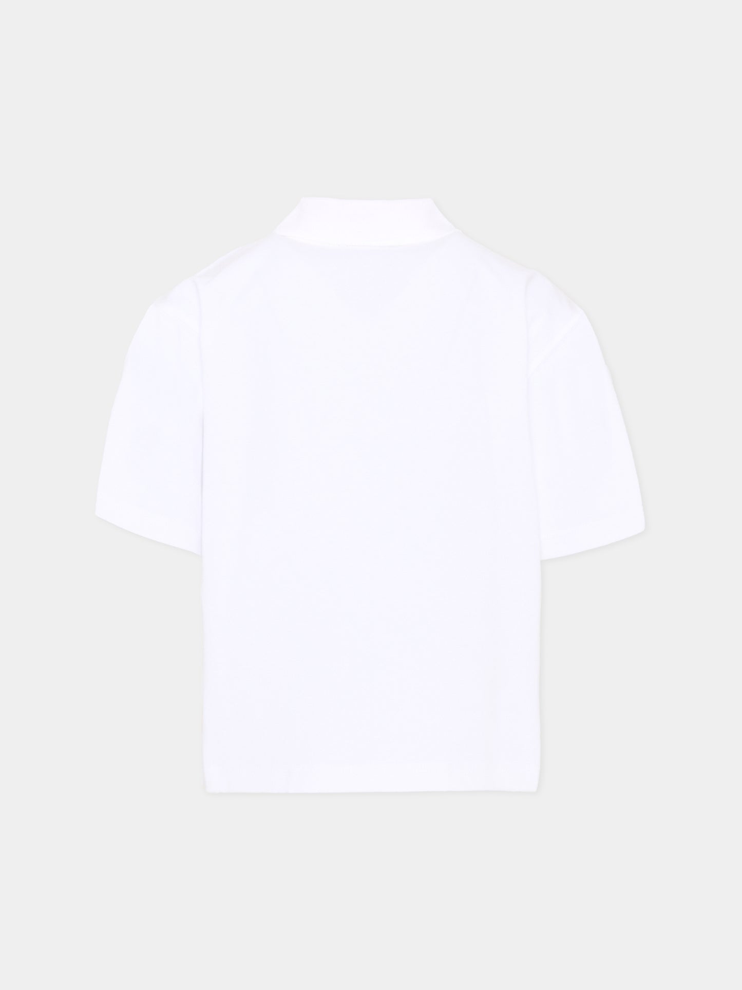 Polo bianca per bambino con stampa tasca,Marc Jacobs,W60768 10P