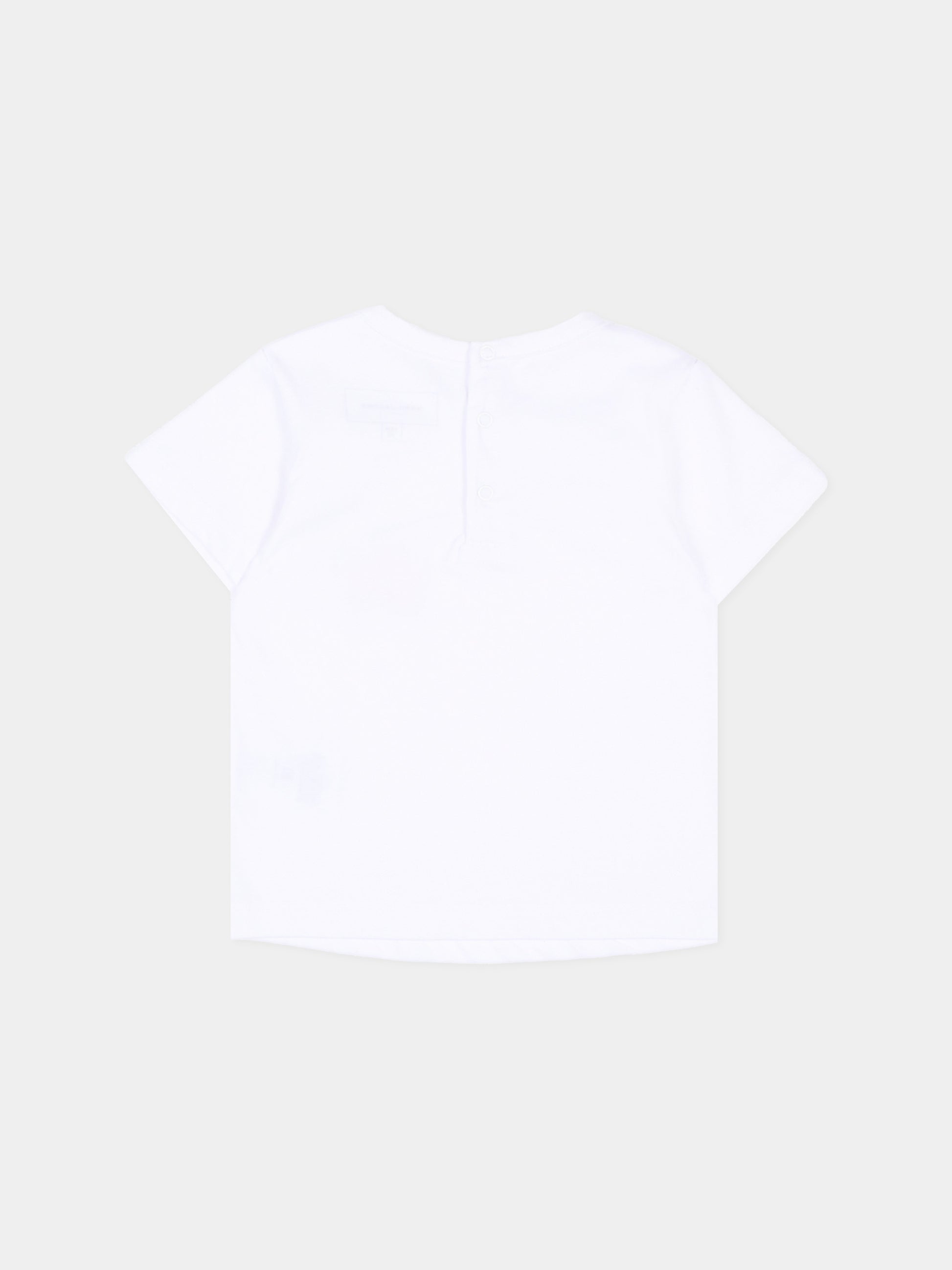 Completo sportivo bianco per neonata con fiori,Marc Jacobs,W60811 10P