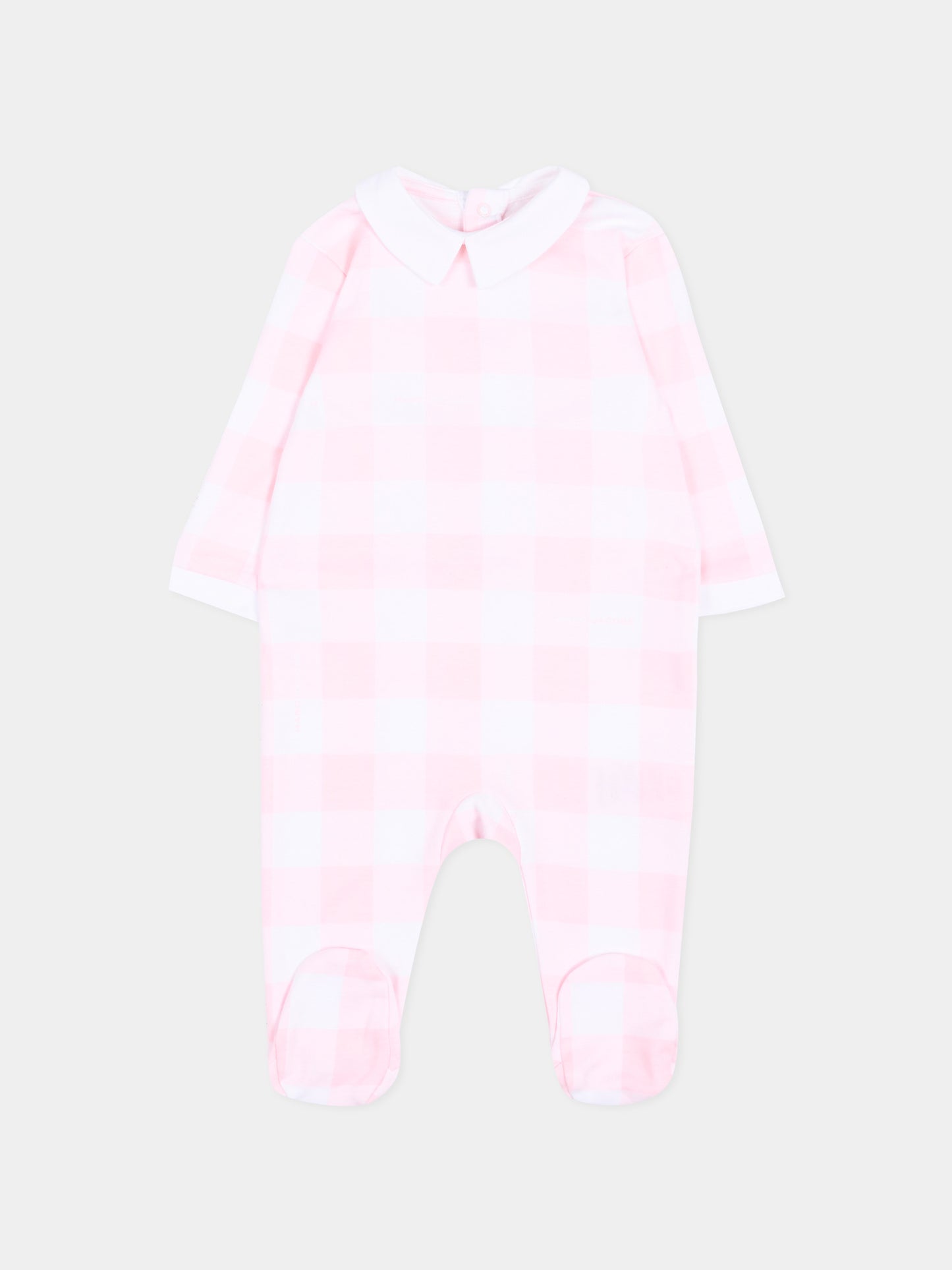 Set tutina rosa vichy per neonata,Marc Jacobs,W60814 475
