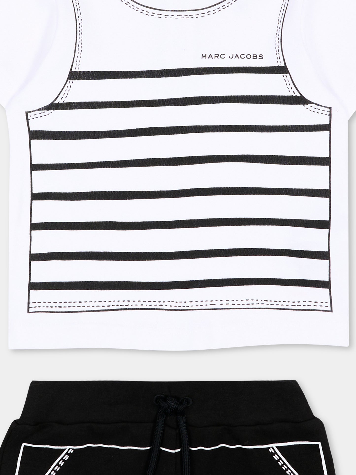 Completo sportivo multicolor per neonato con logo,Marc Jacobs,W60815 09B