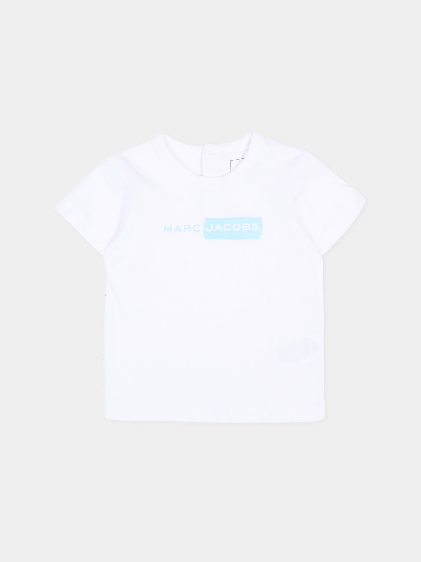 Completo sportivo celeste per neonato con logo,Marc Jacobs,W60819 77B