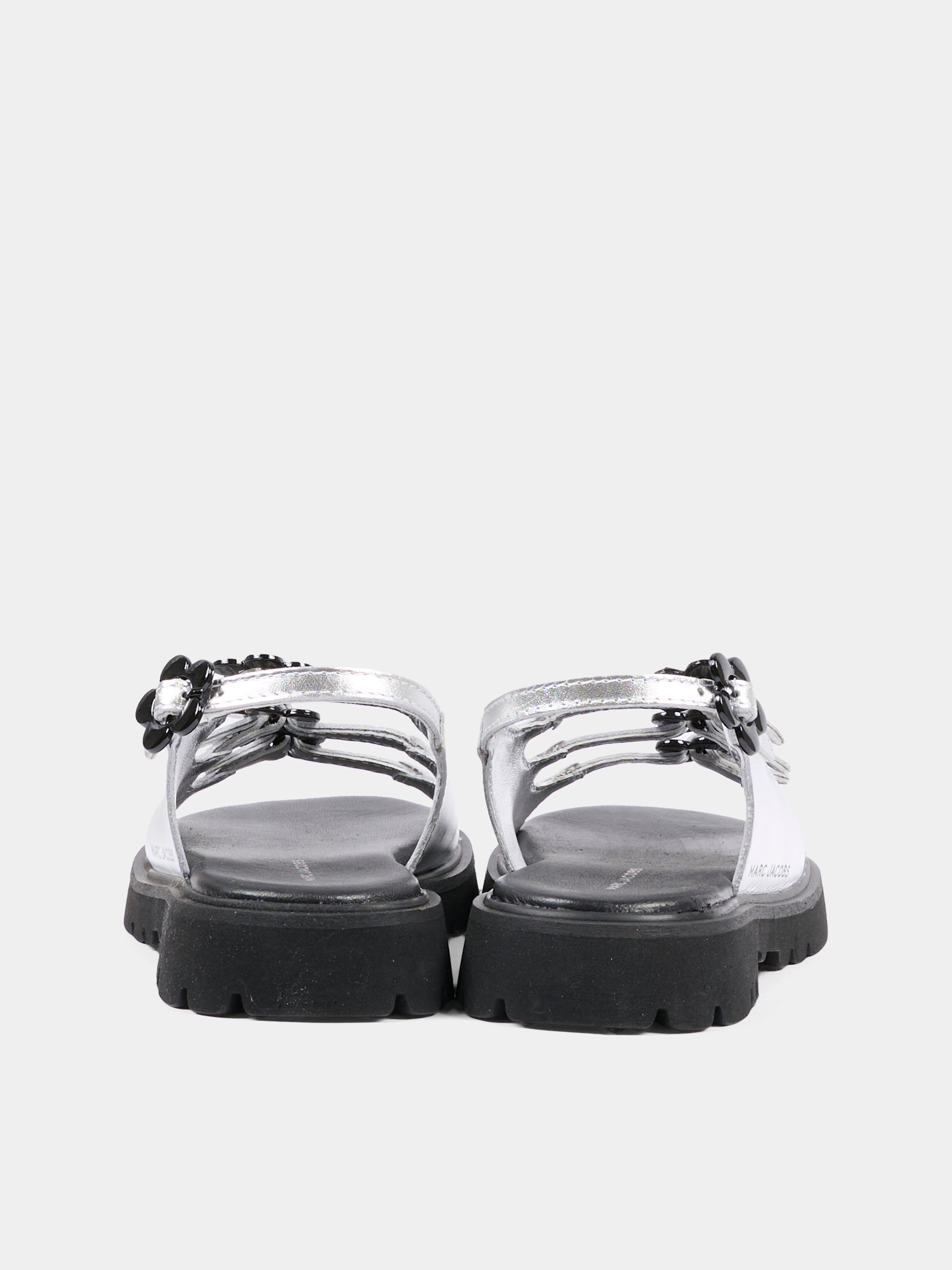 Sandali argento per bambina con margherita,Marc Jacobs,W60822 016