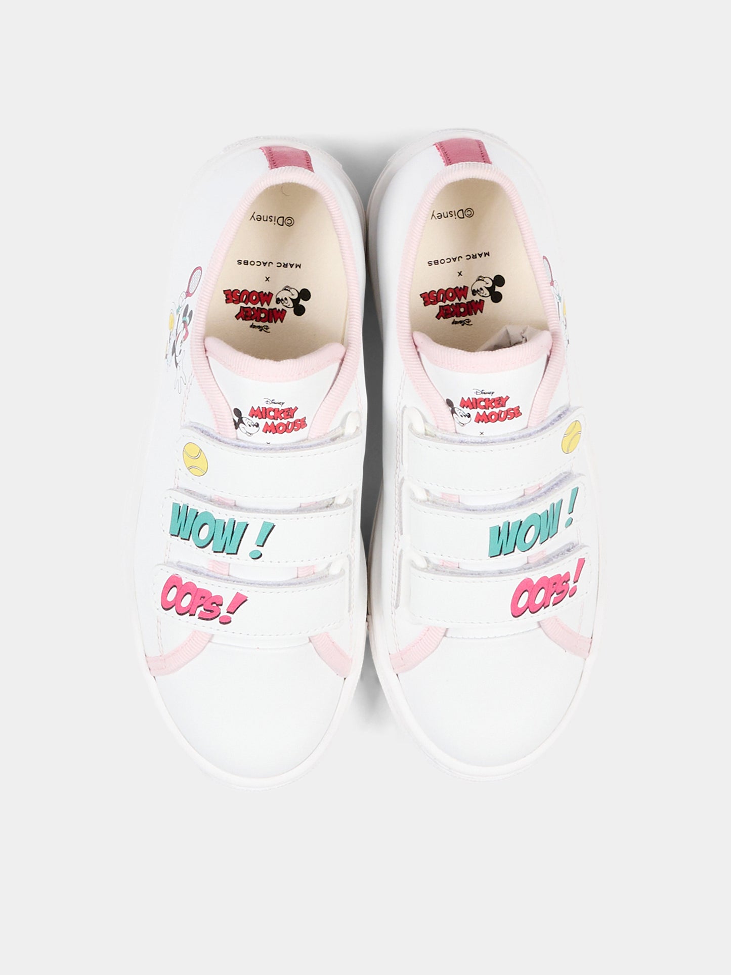 Sneakers bianche per bambina con Minnie,Marc Jacobs,W60824 10P