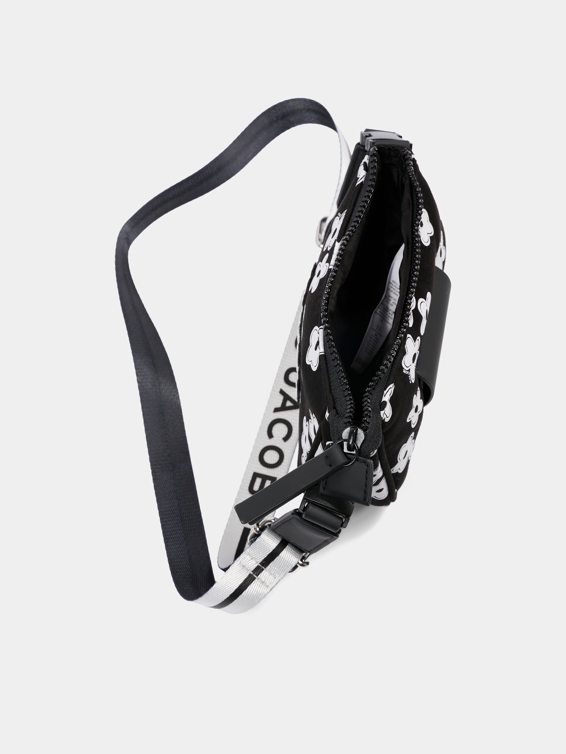 Borsa nera per bambina con margherite,Marc Jacobs,W60835 09B