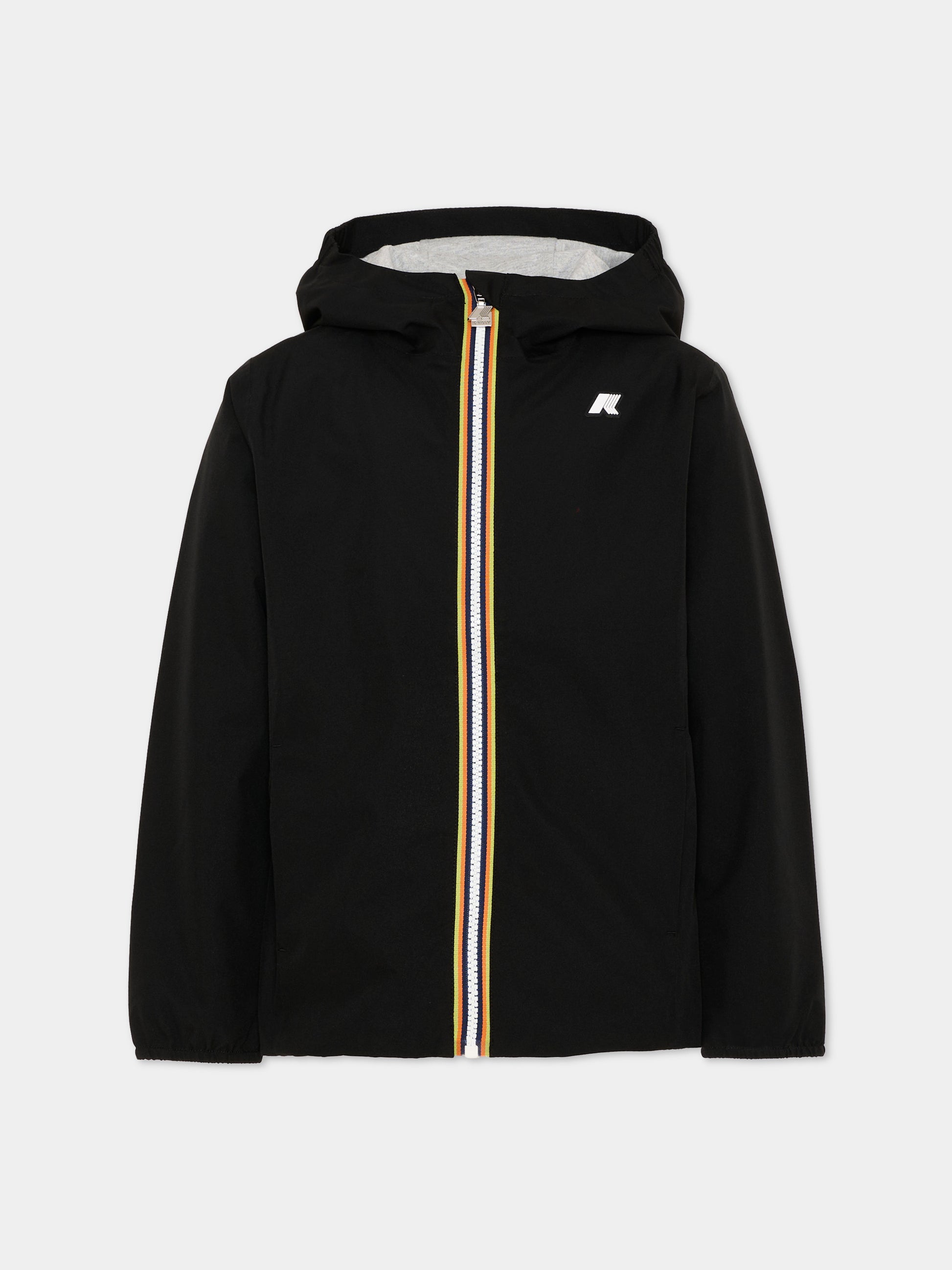 Giacche a vento nero per bambina,K-way,K2148PW USY