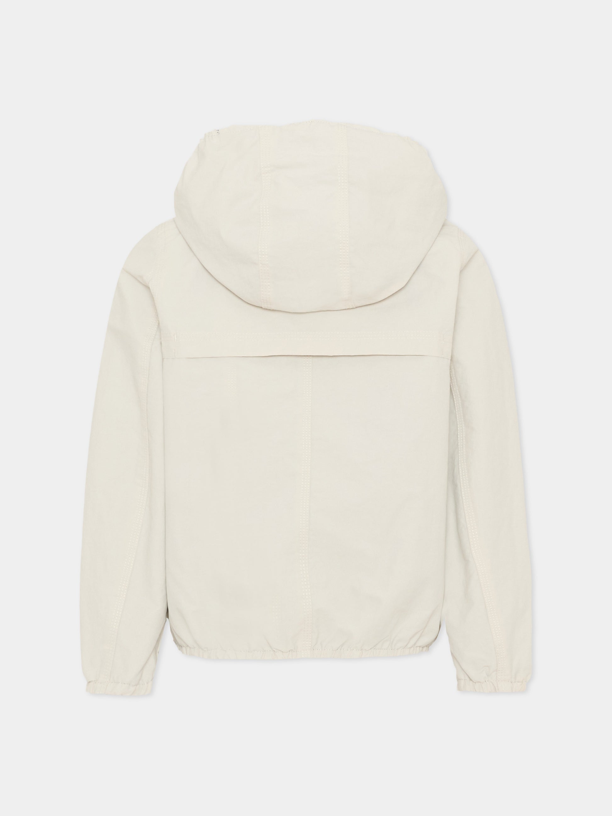 Giacca a vento beige P. Jake Cotton Double per bambini,K-way,K2145HW C71