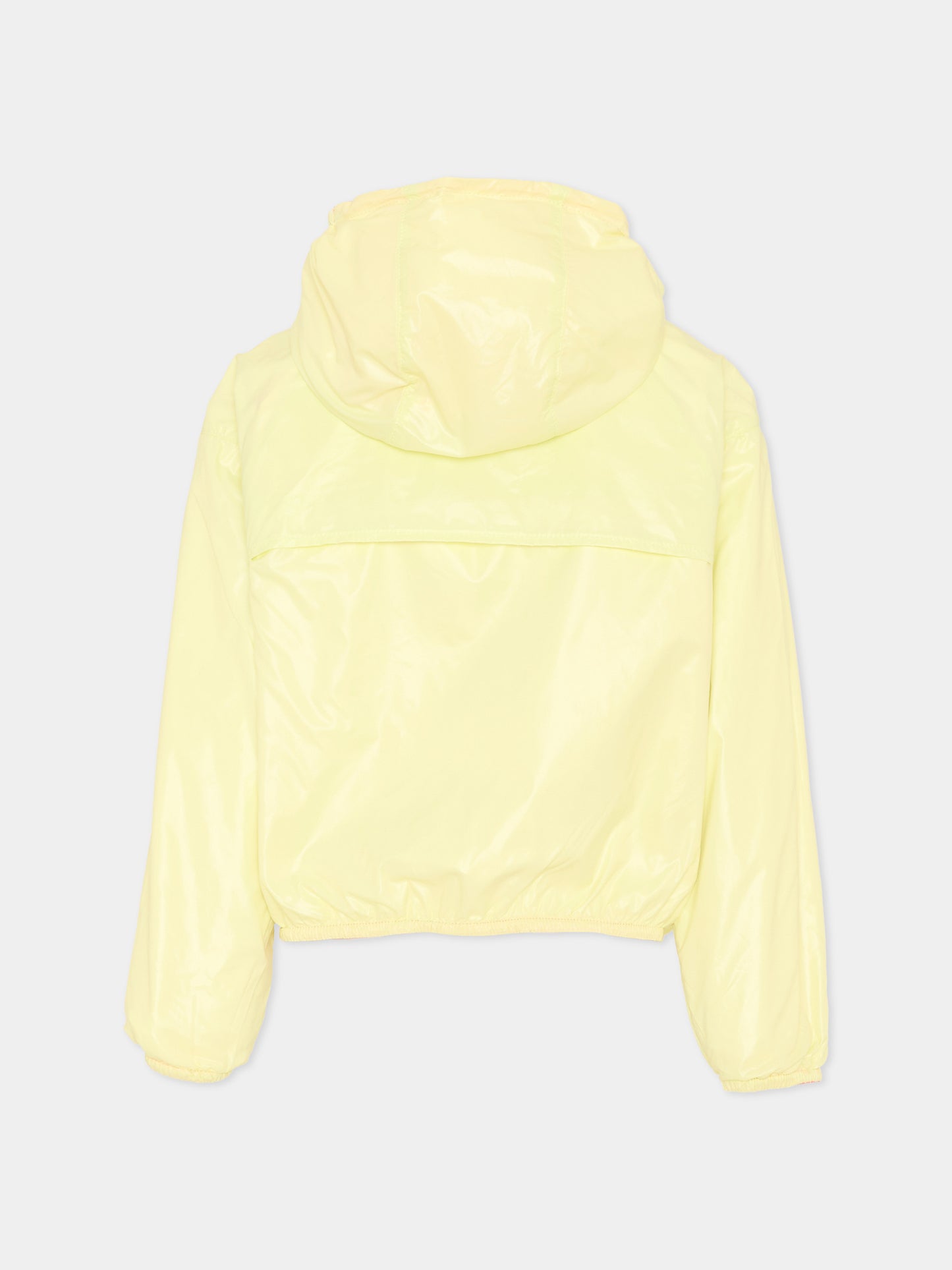 Giacca a vento rosa Laurette Plus. 2 Reversible per bambina con logo,K-way,K41337W C0W