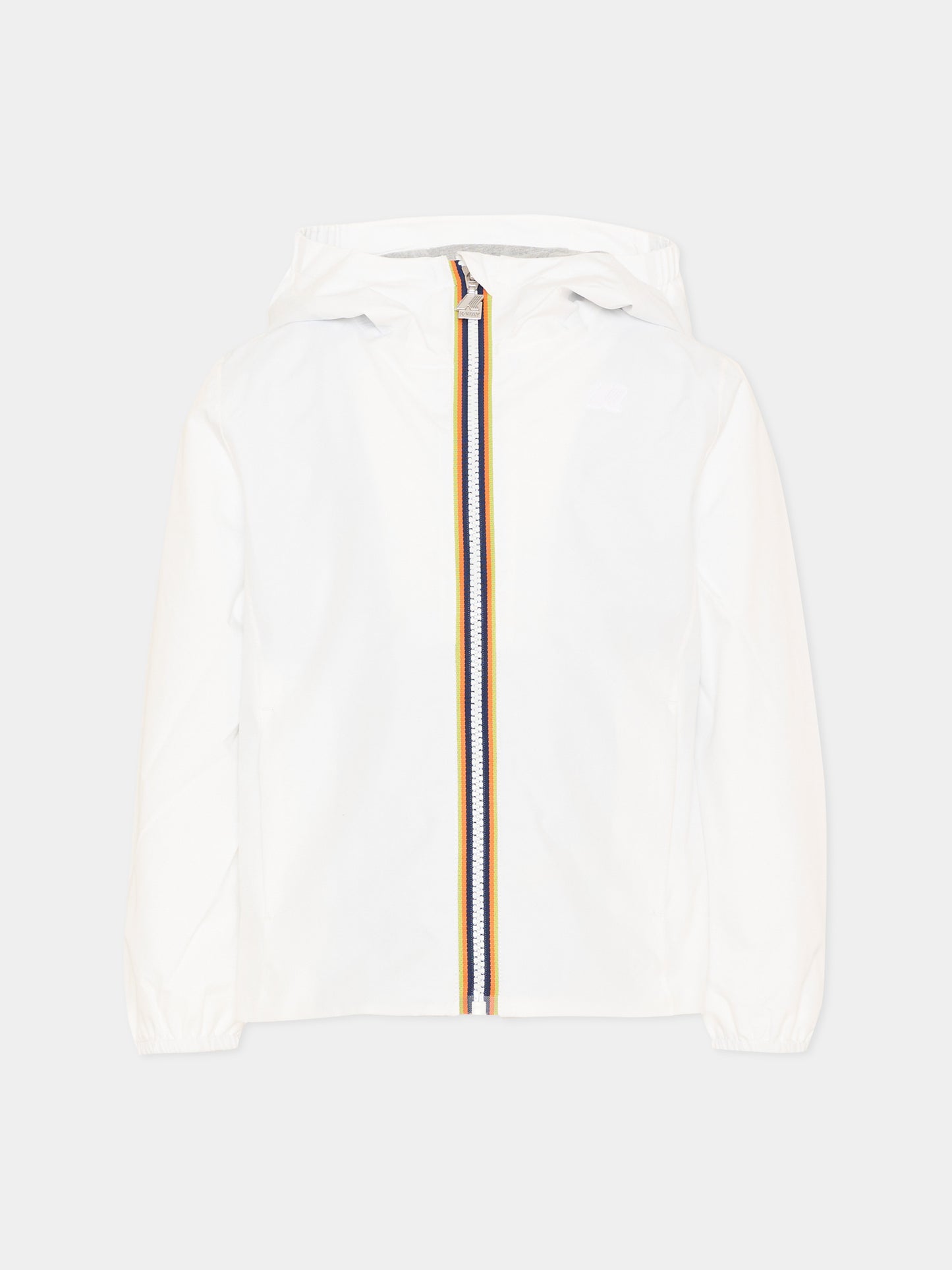 Giacca a vento bianca per bambina,K-way,K2148PW 001