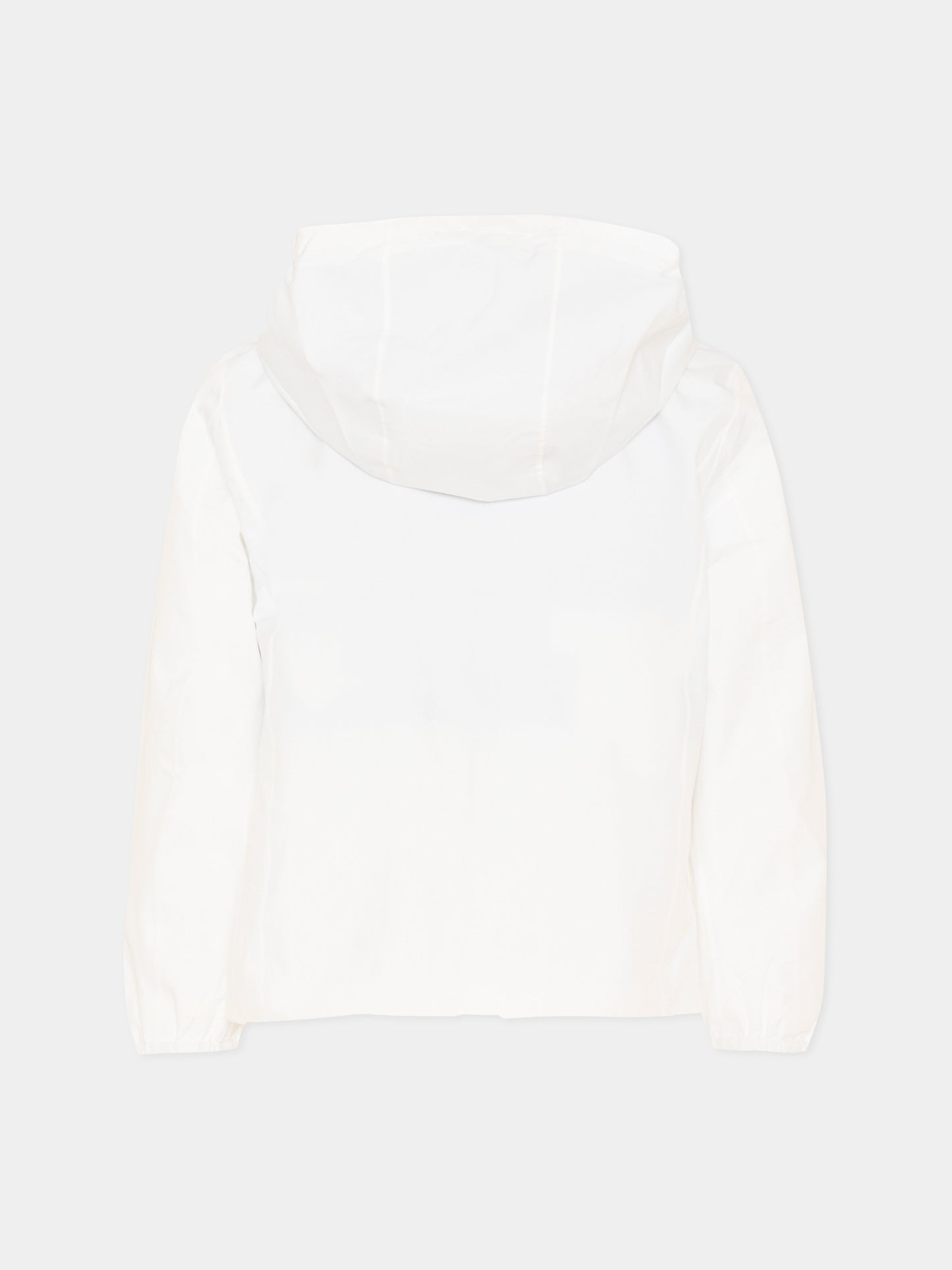 Giacca a vento bianca per bambina,K-way,K2148PW 001