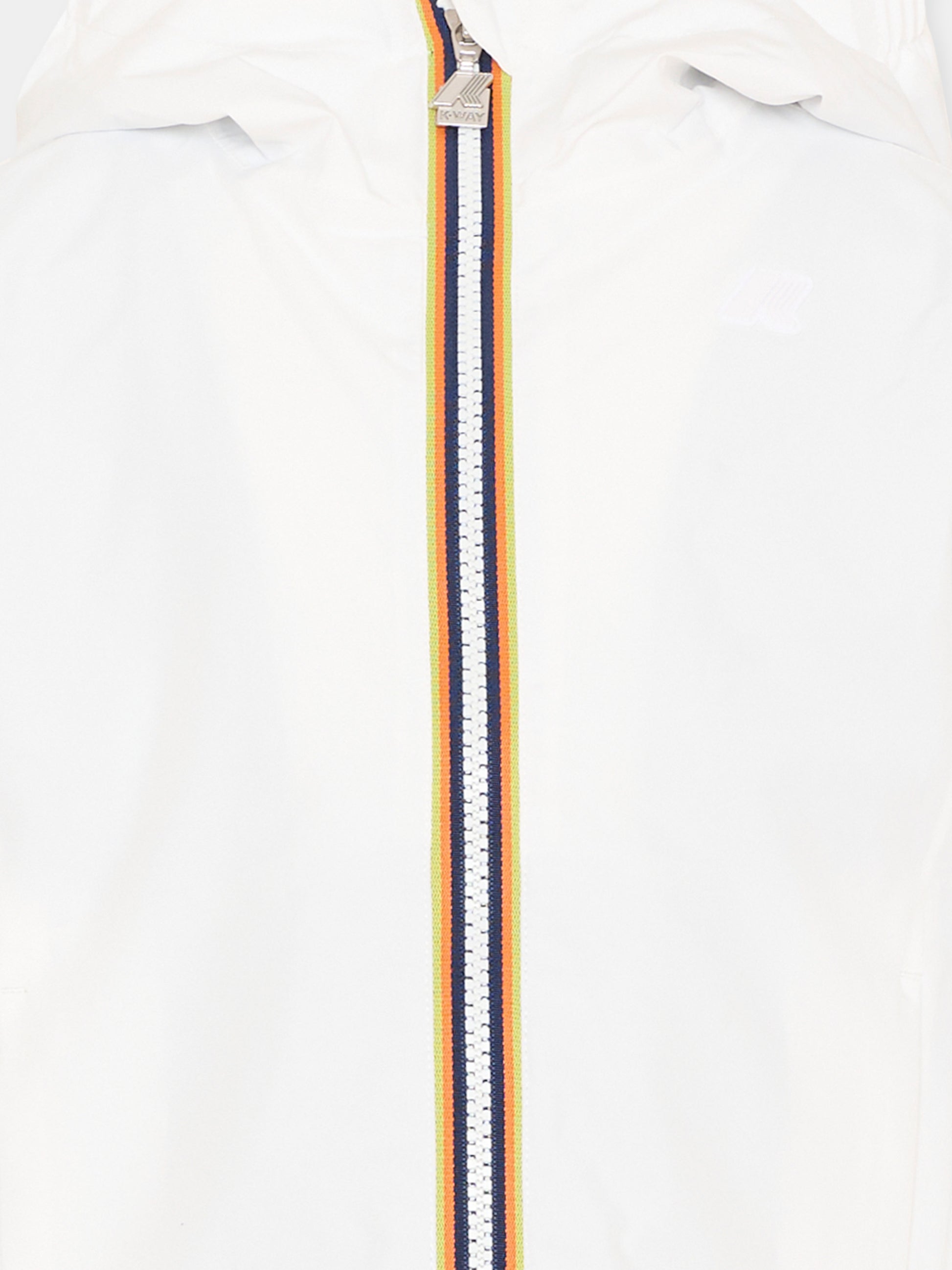 Giacca a vento bianca per bambina,K-way,K2148PW 001