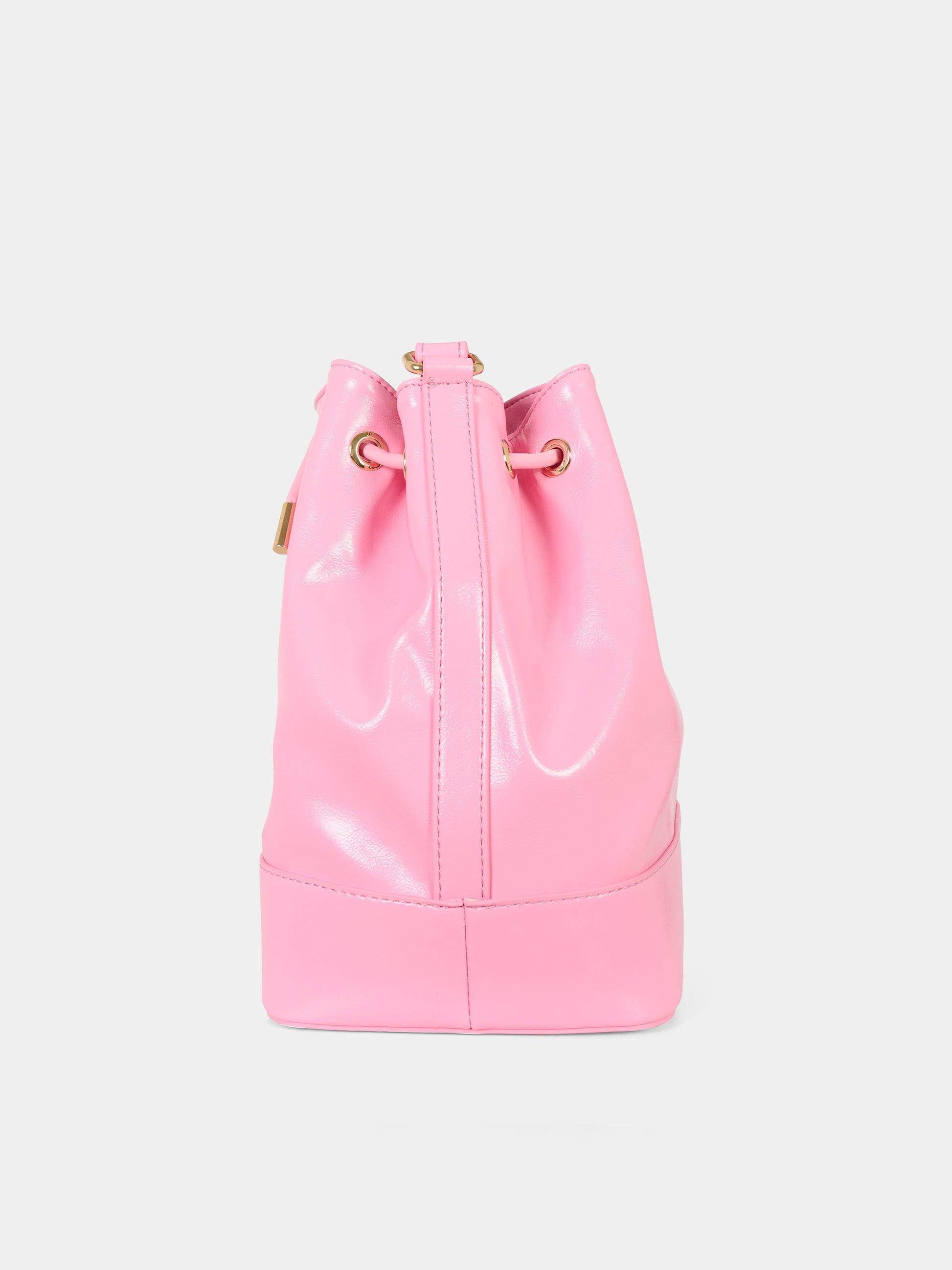 Borsa rosa per bambina con logo,N°21 Kids,N2104Q N0246 0N318