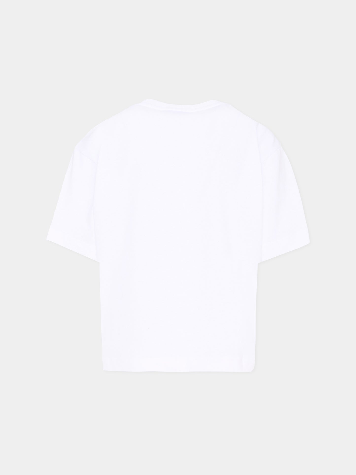 T-Shirt bianca per bambino con Teddy Bear,Moschino Kids,HUM05K LAA23 10101