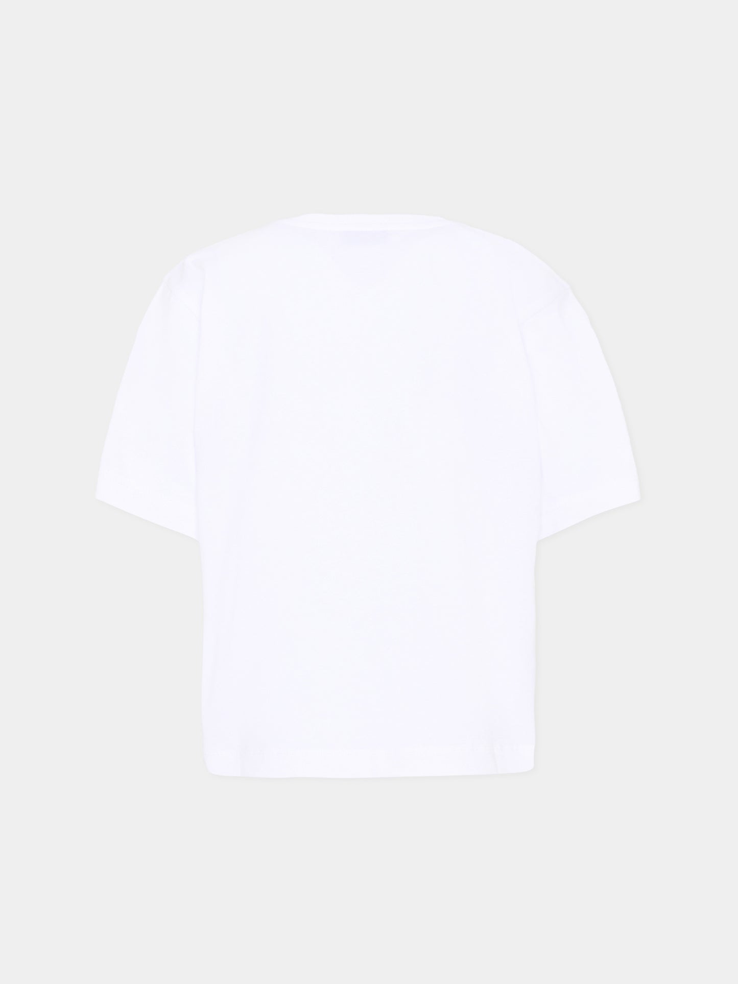 T-Shirt bianca per bambini con Teddy Bear,Moschino Kids,HUM05P LAA23 10101