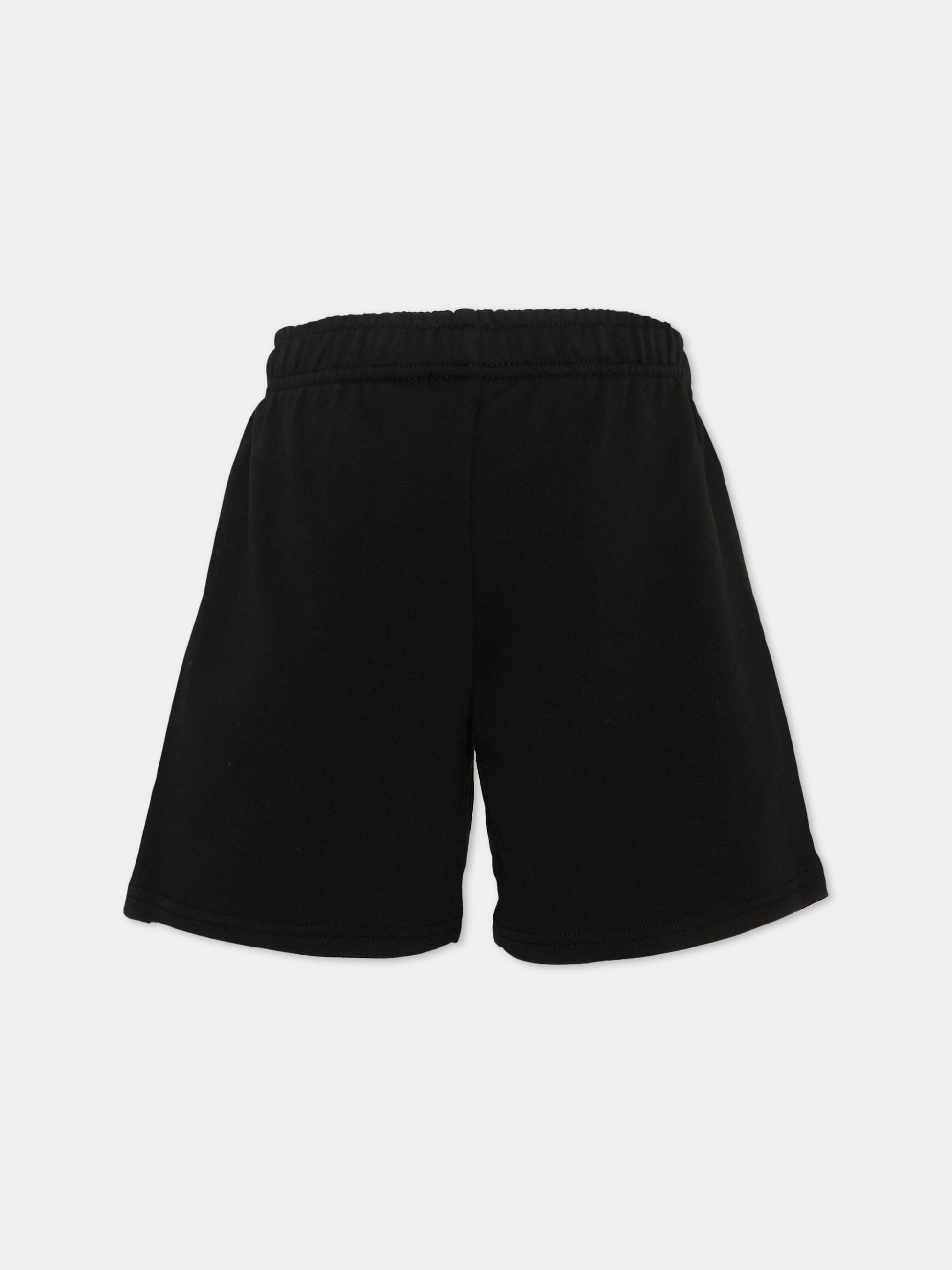Shorts sportivi neri per bambini,Mini Rodini,1100033899