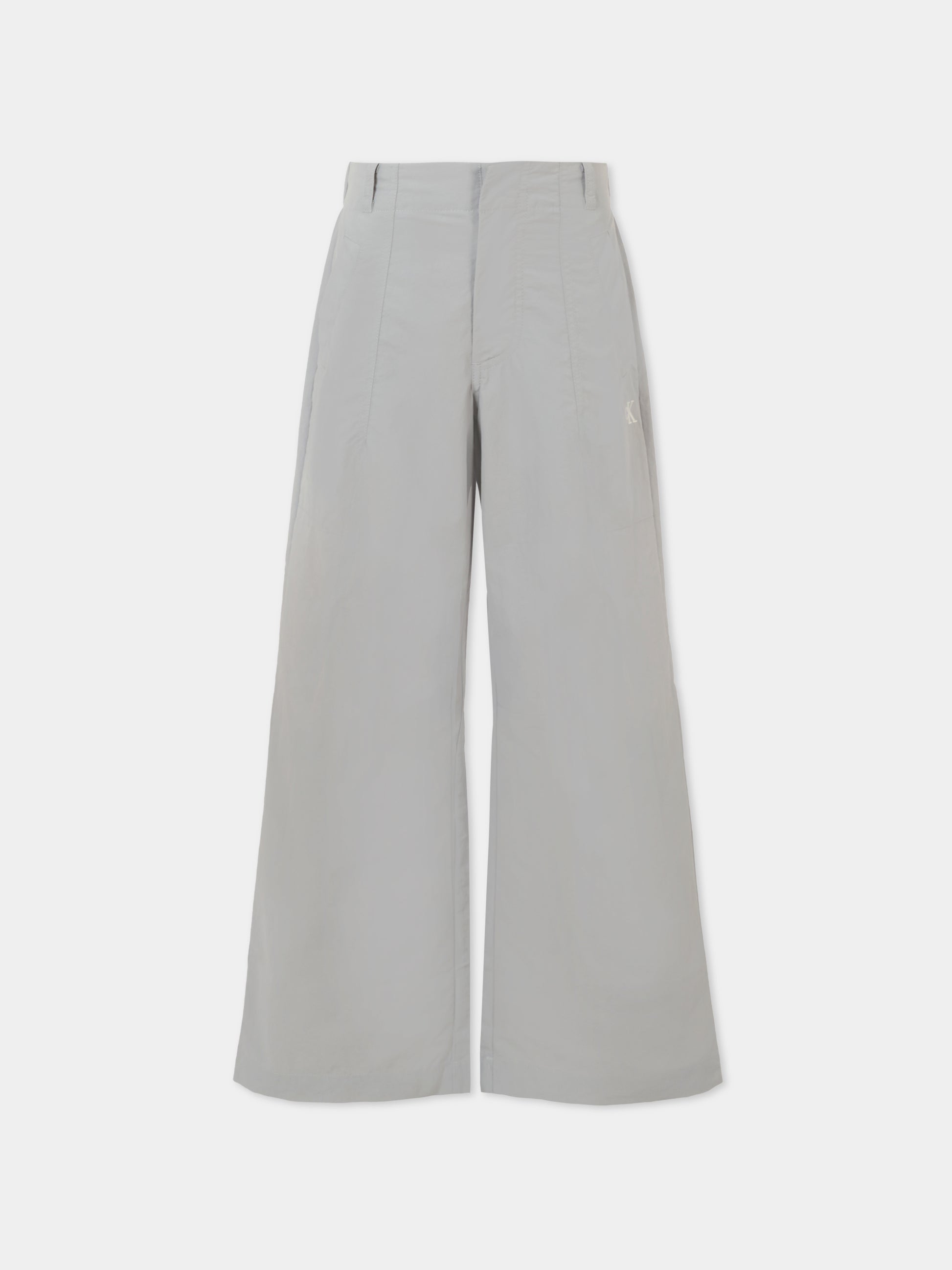 Pantaloni lilla per bambina con logo,Calvin Klein Kids,IG0IG02878 P0T