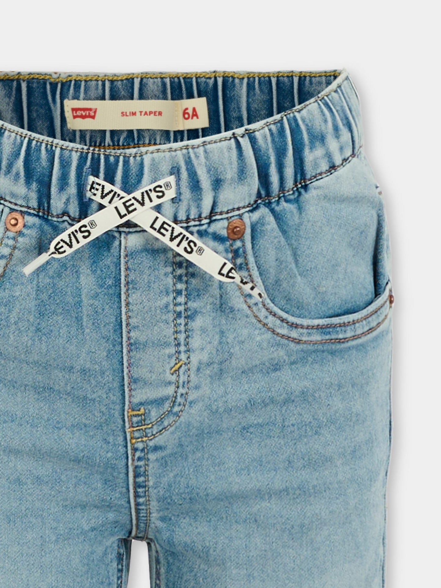 Jeans denim per bambino con logo,Levi's Kids,9EM697 MDH