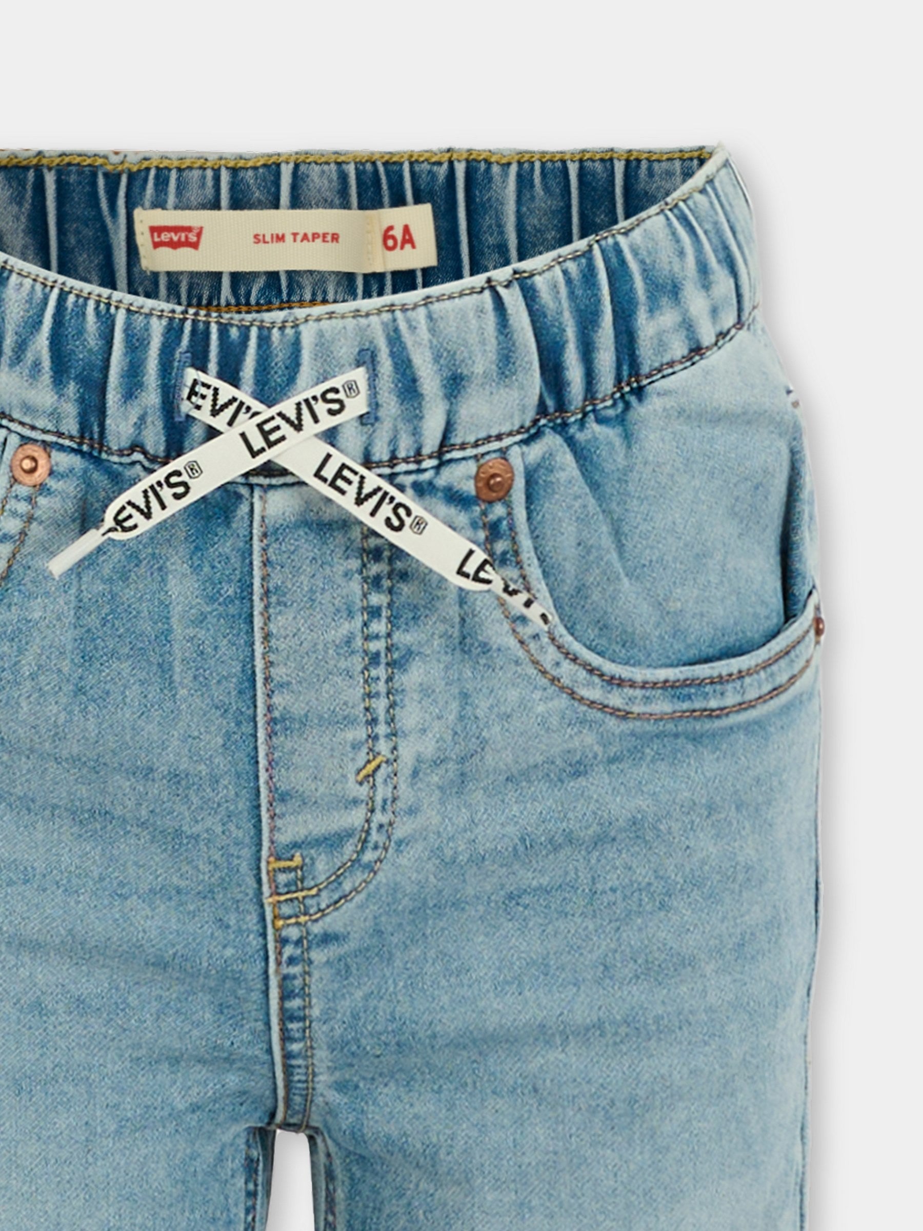 Jeans denim per bambino con logo,Levi's Kids,9EM697 MDH