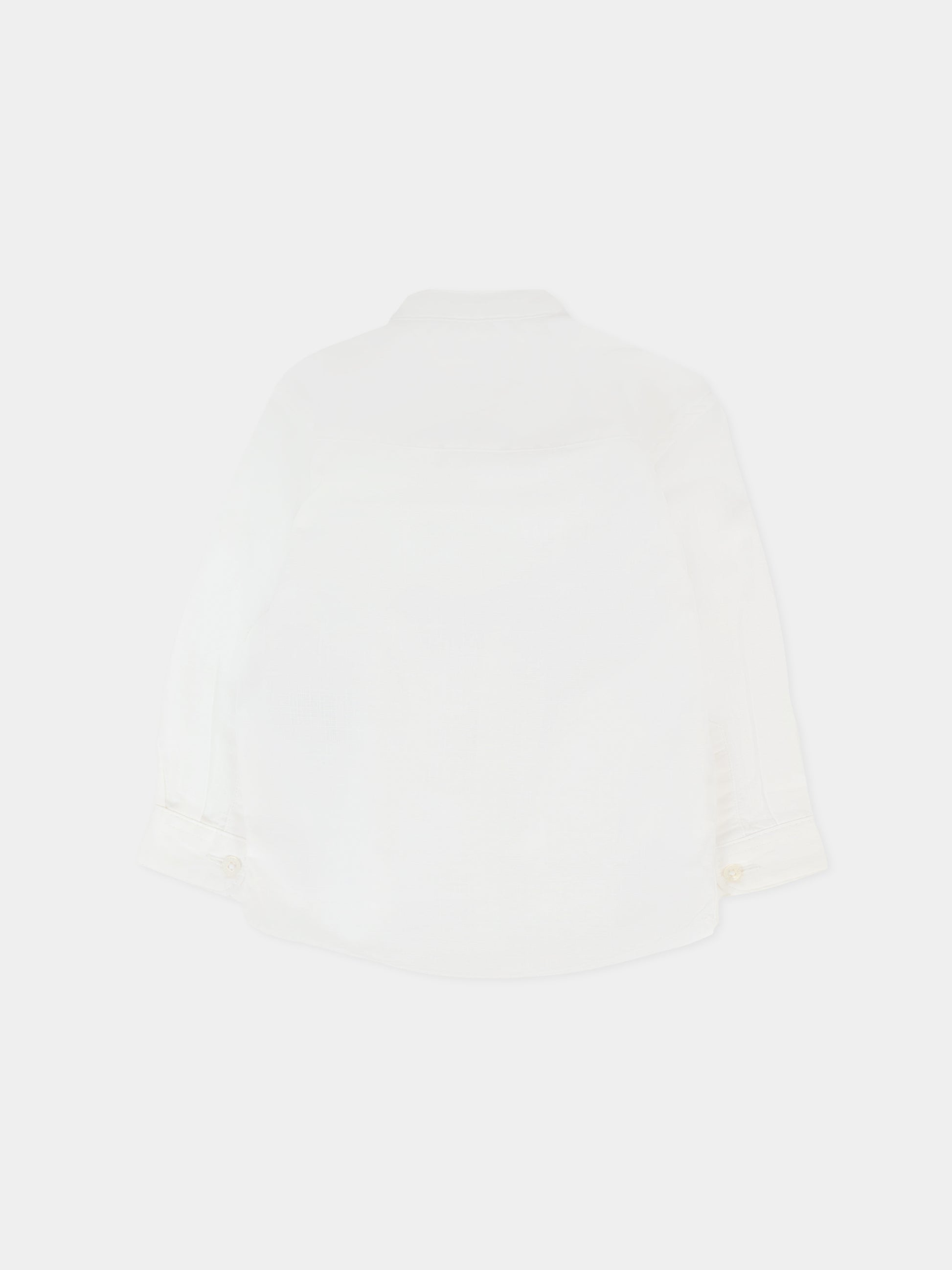 Camicia bianca per neonato con bandierina,Tommy Hilfiger Junior,KB0KB09557 YBR