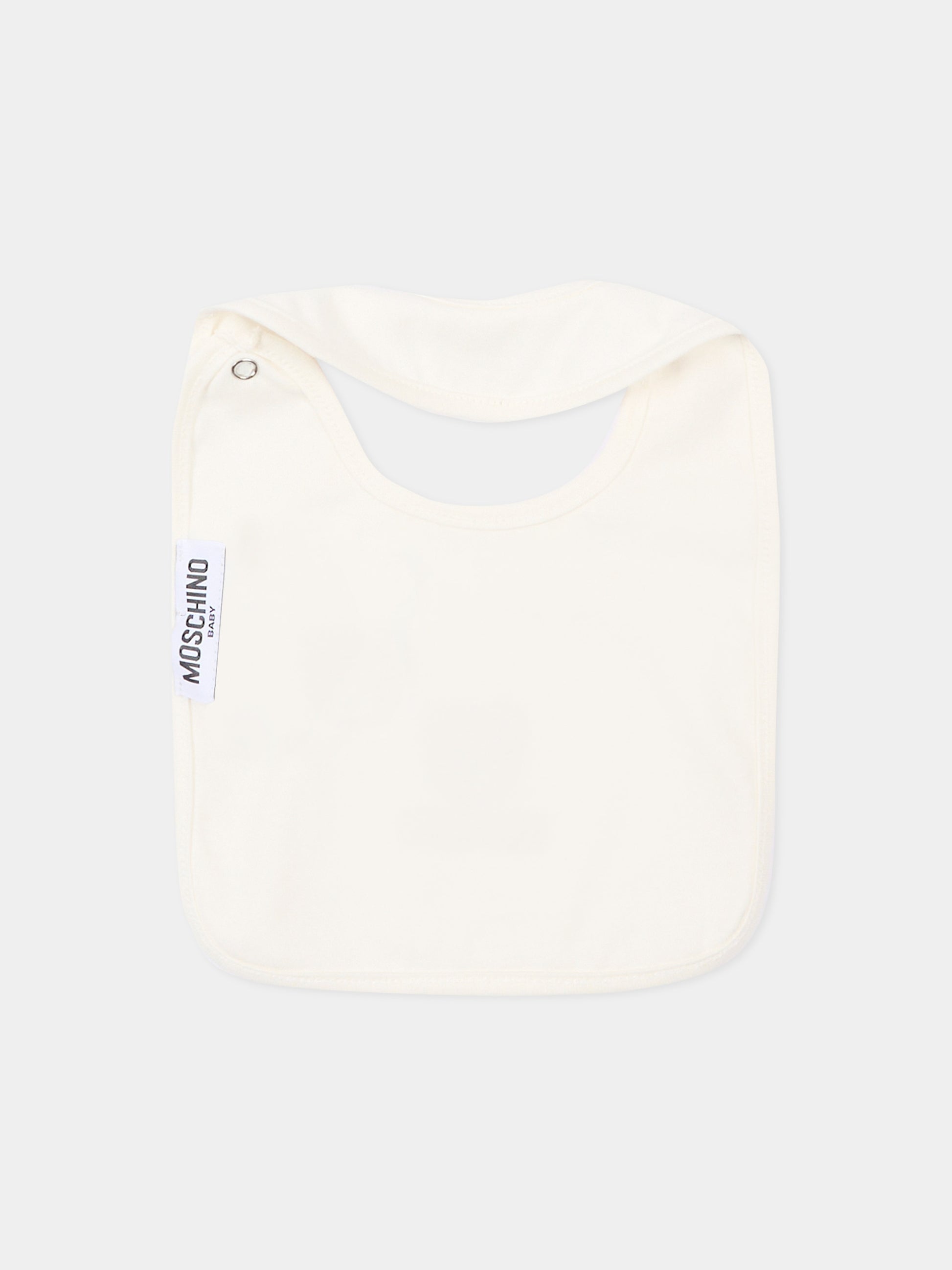 Set accessori avorio con teddy bear per neonati,Moschino Kids,MRY03E LAA23 10063