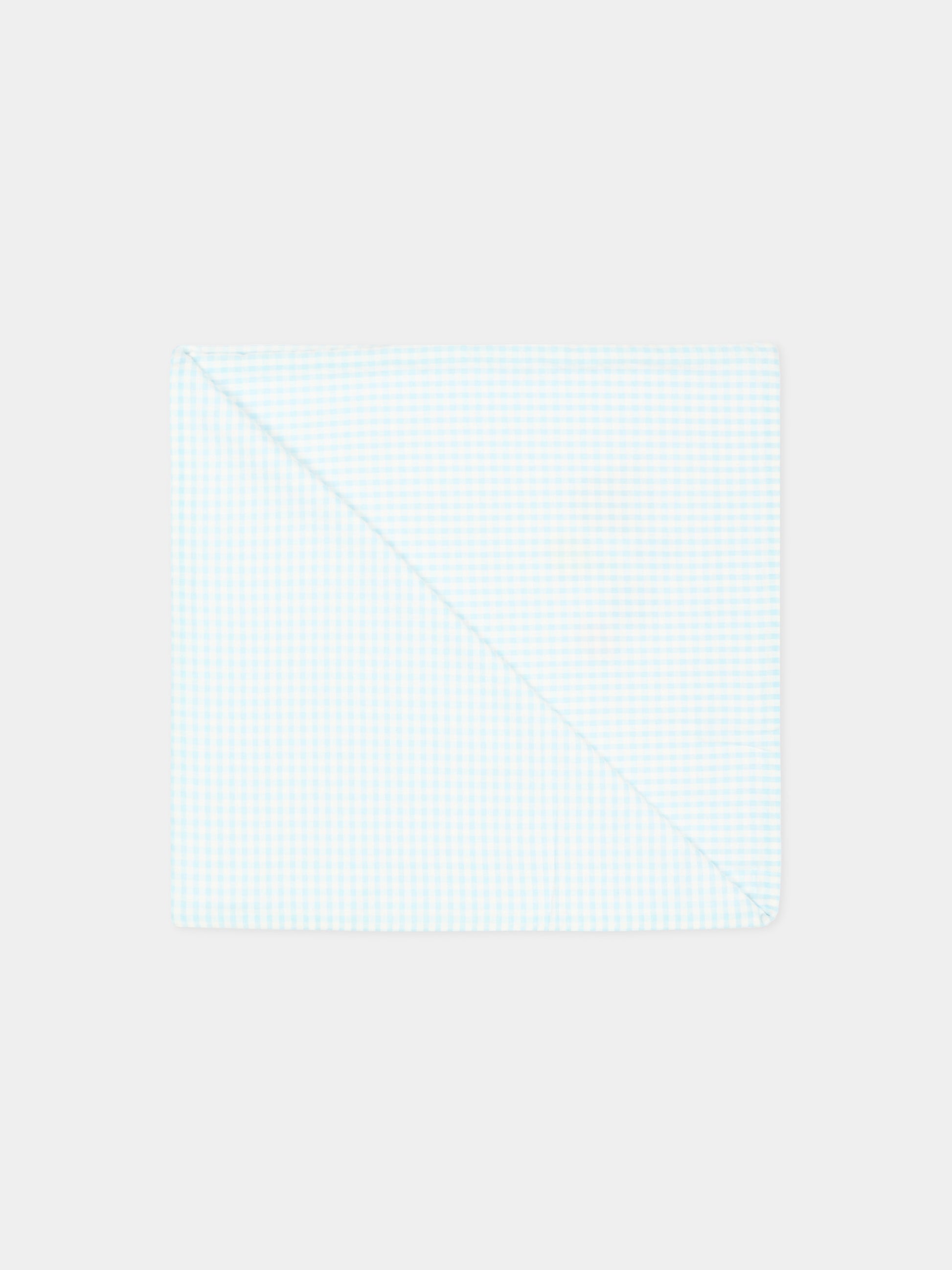 Coperta celeste per neonato con Teddy Bear,Moschino Kids,MUB00L LZE10 83675