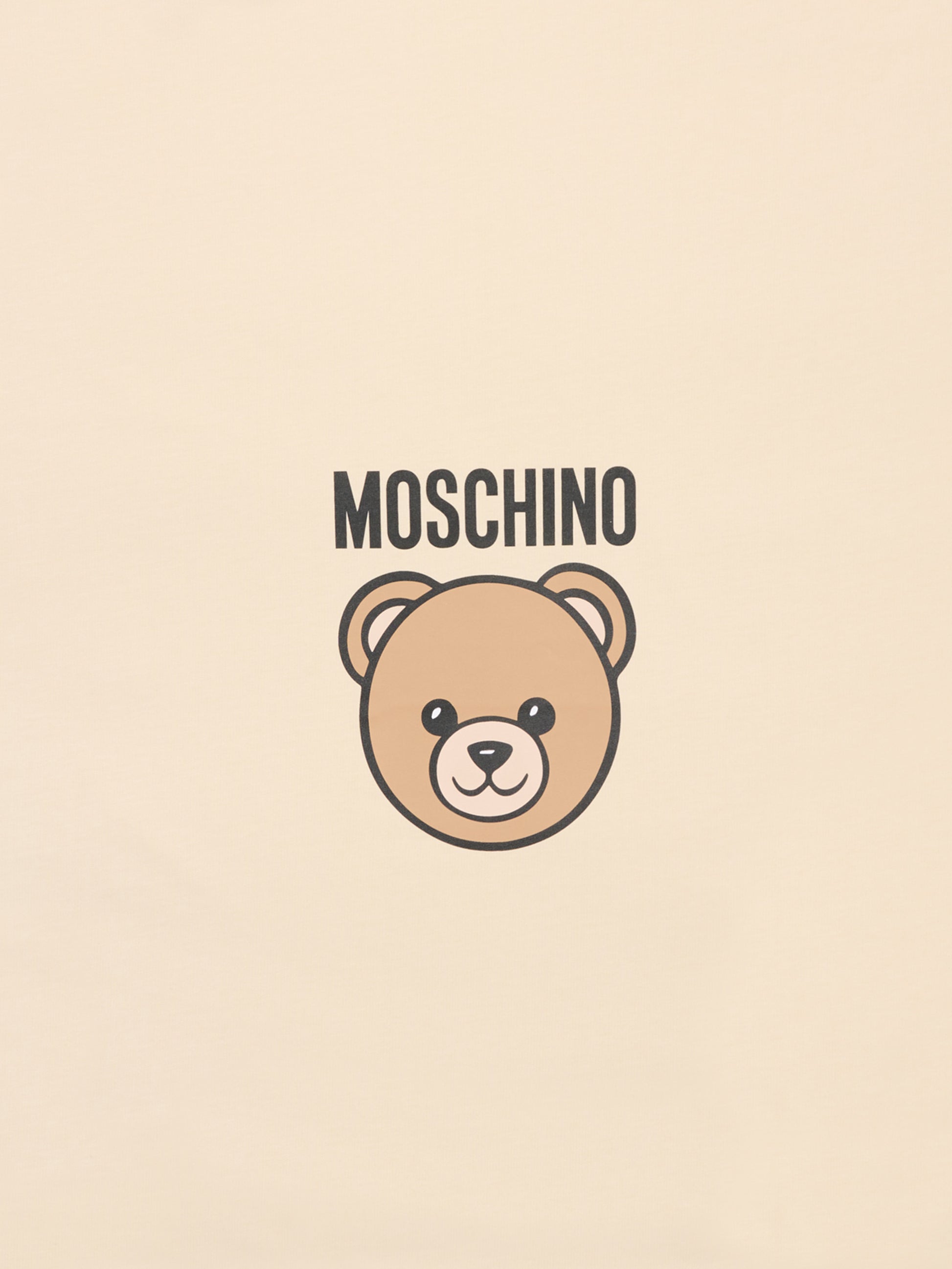 Coperta beige per neonati con Teddy Bear,Moschino Kids,MUB00M LCA19 20404