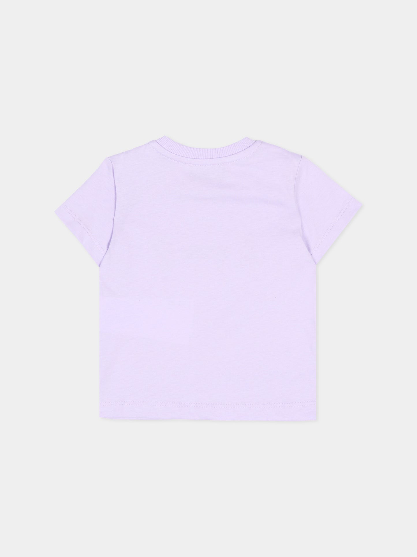 T-Shirt lilla per neonata con Teddy Bear,Moschino Kids,MUM04M LAA01 51683