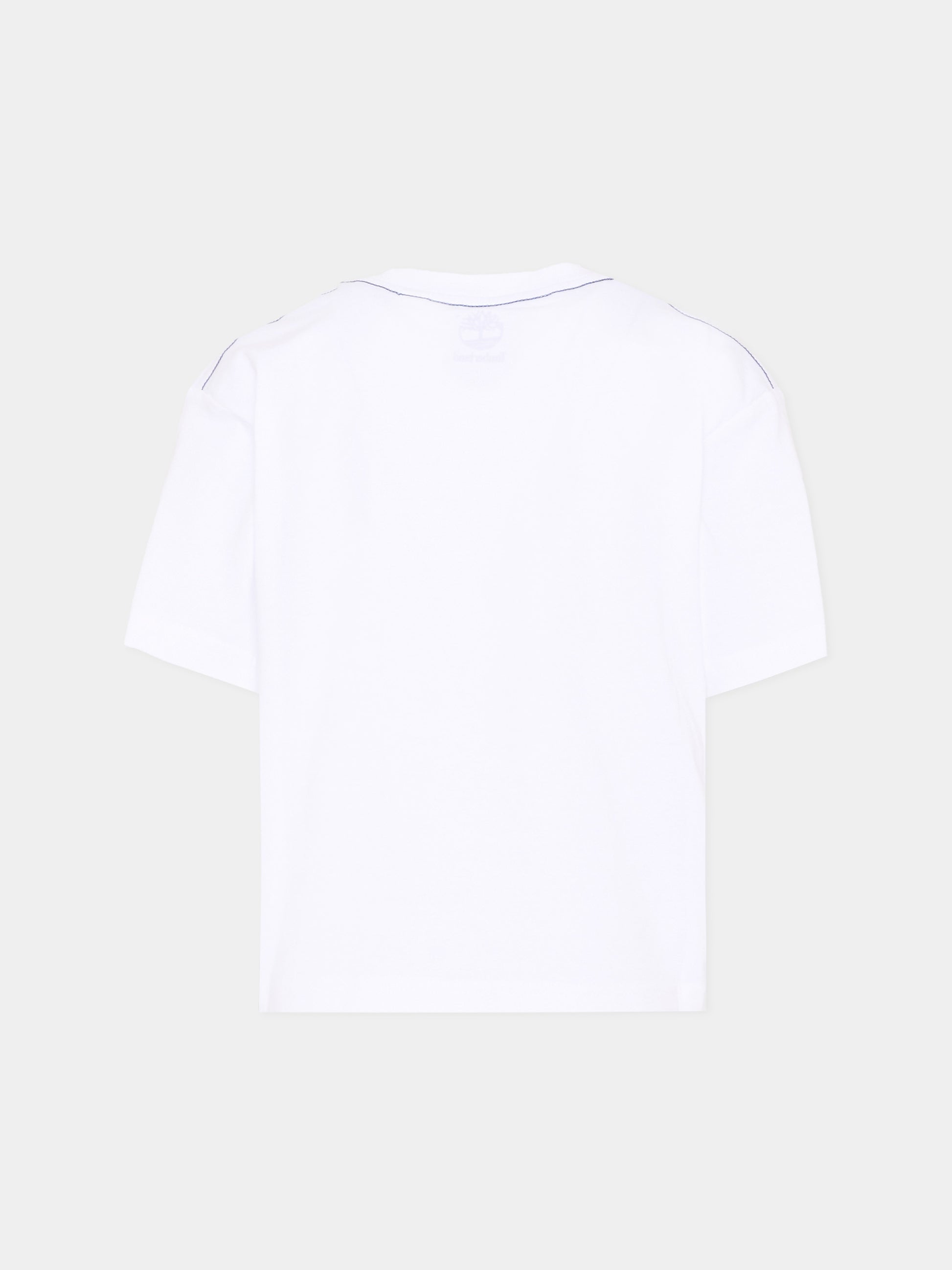 T-shirt bianca per bambino con logo,Timberland,T60791 10P