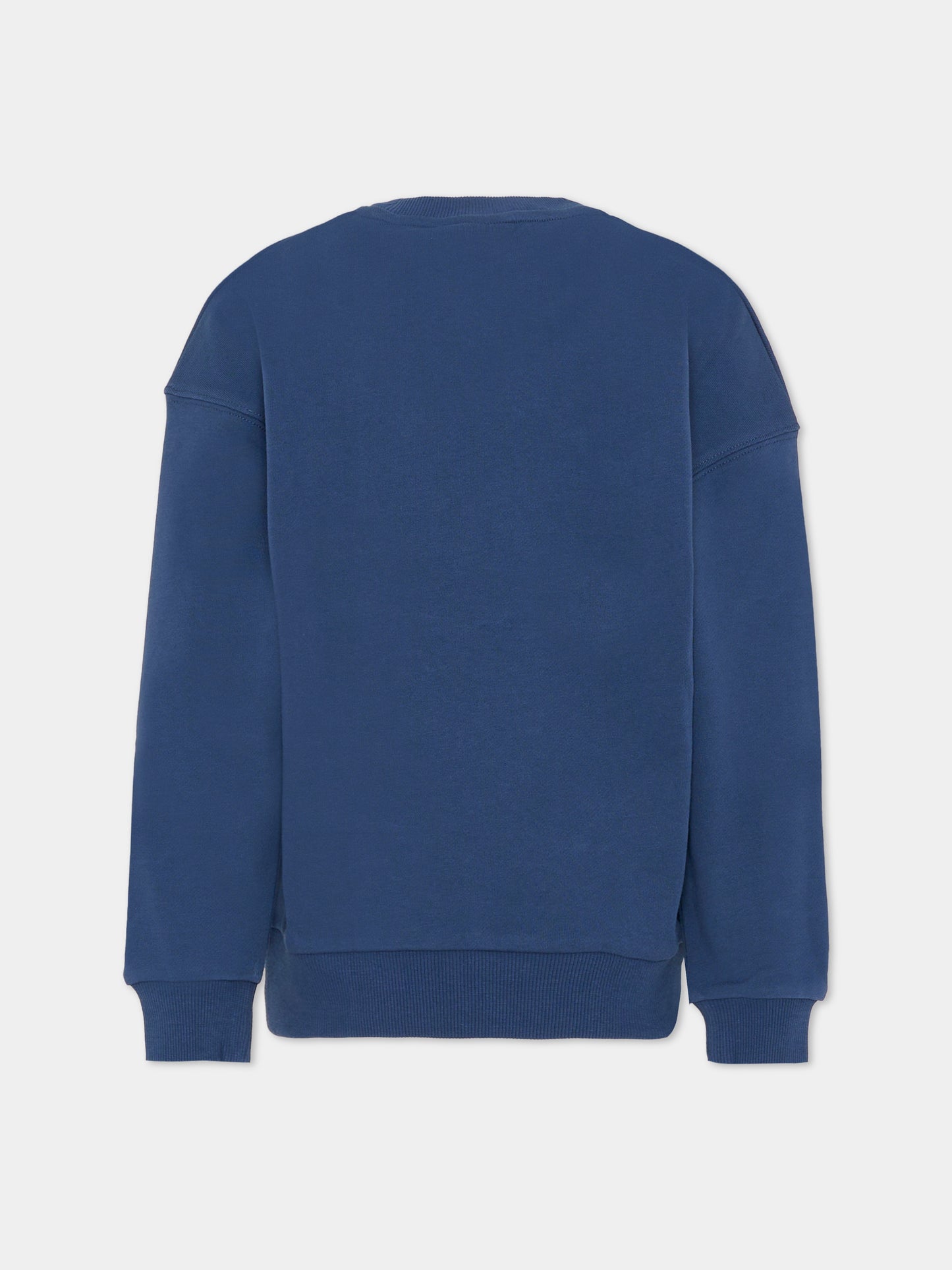 Felpa blu per bambino con logo,Timberland,T60811 805