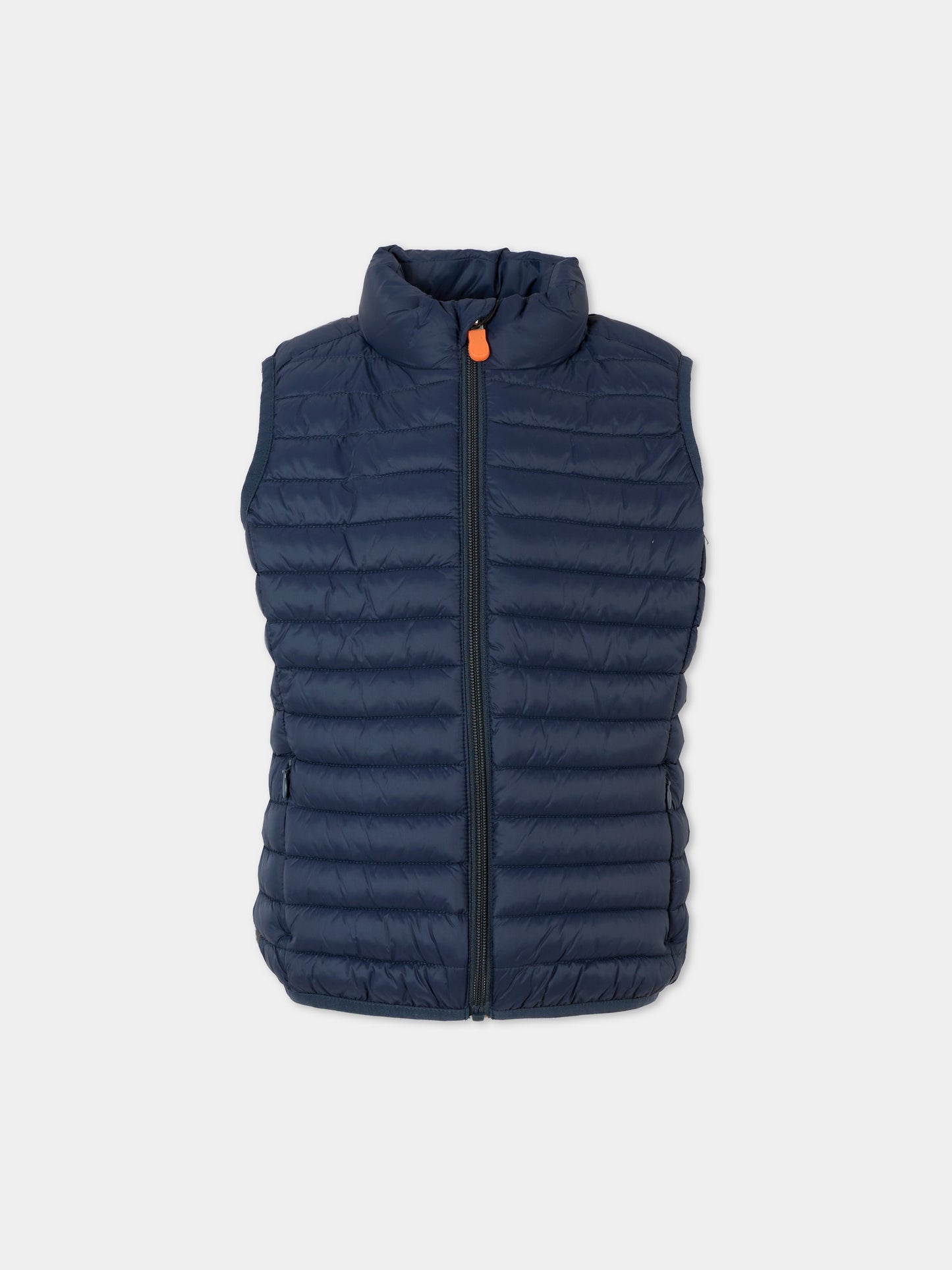 Gilet blu Dolin per bambino con logo,Save The Duck Kids,J82430X GIGA20 90000