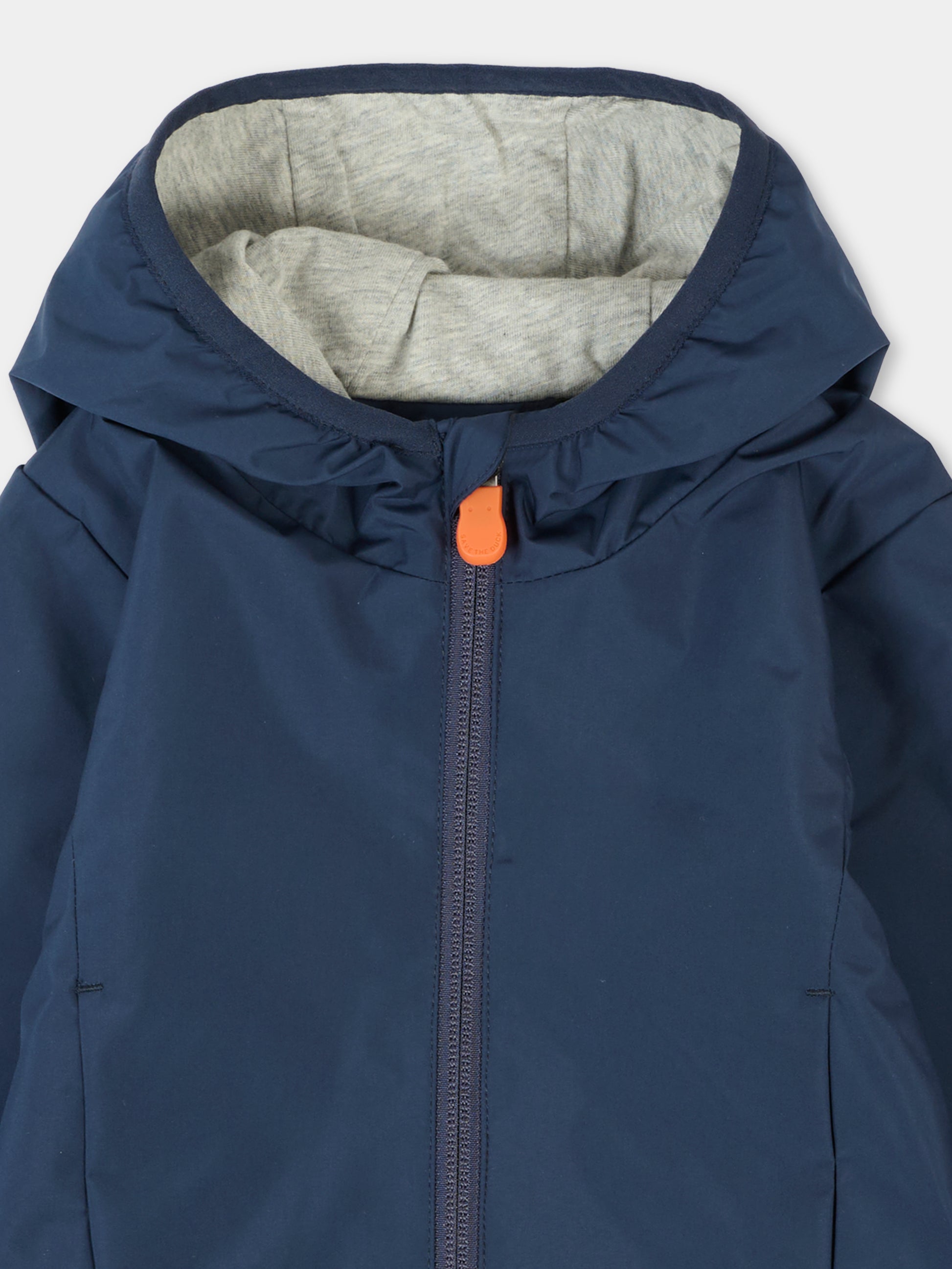 Giacca a vento Coco blu per neonato con logo,Save The Duck Kids,I30006X WIND20 9000
