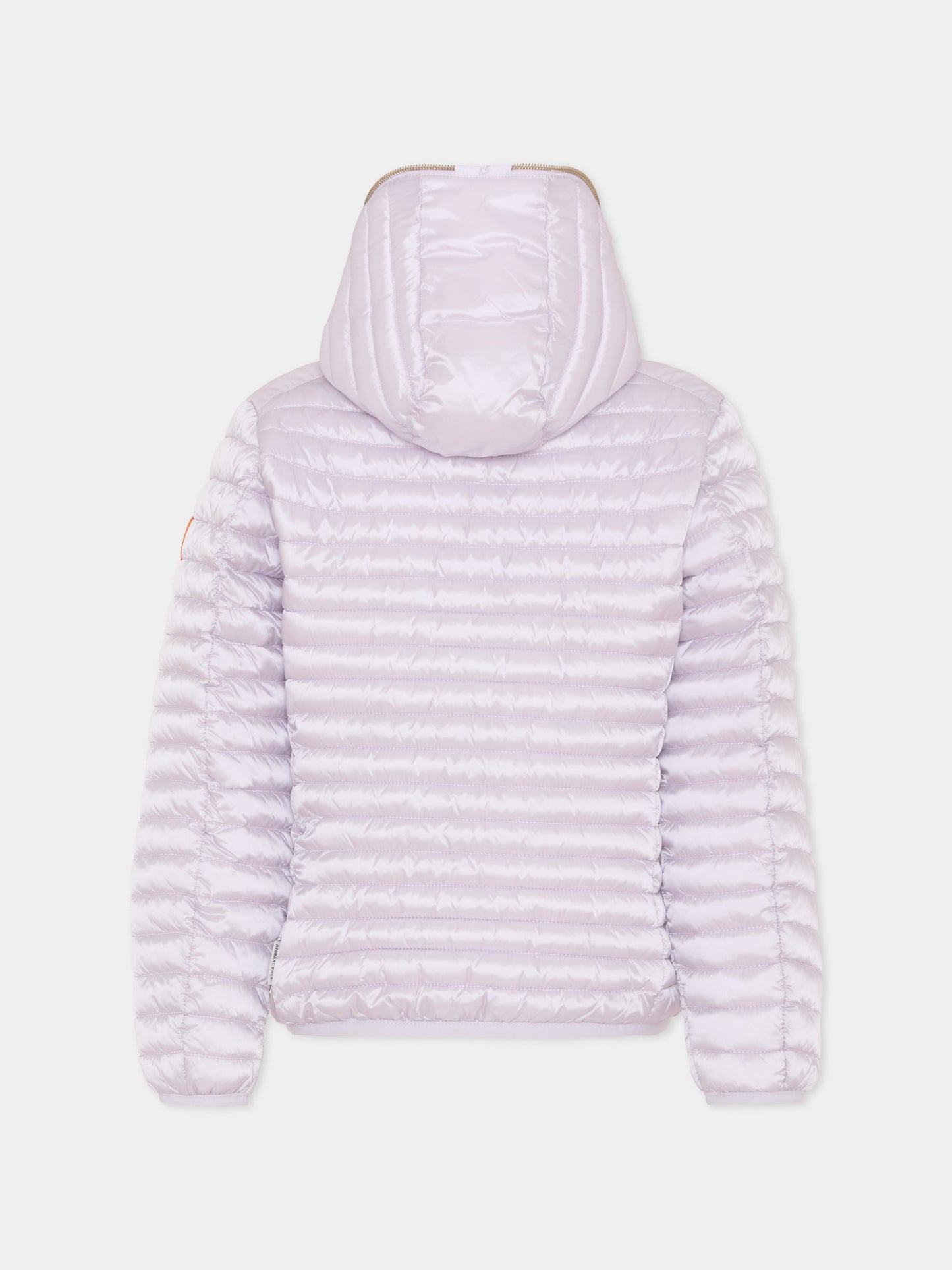 Piumino Iris lilla per bambina con logo,Save The Duck Kids,J32310G IRIS22 80048