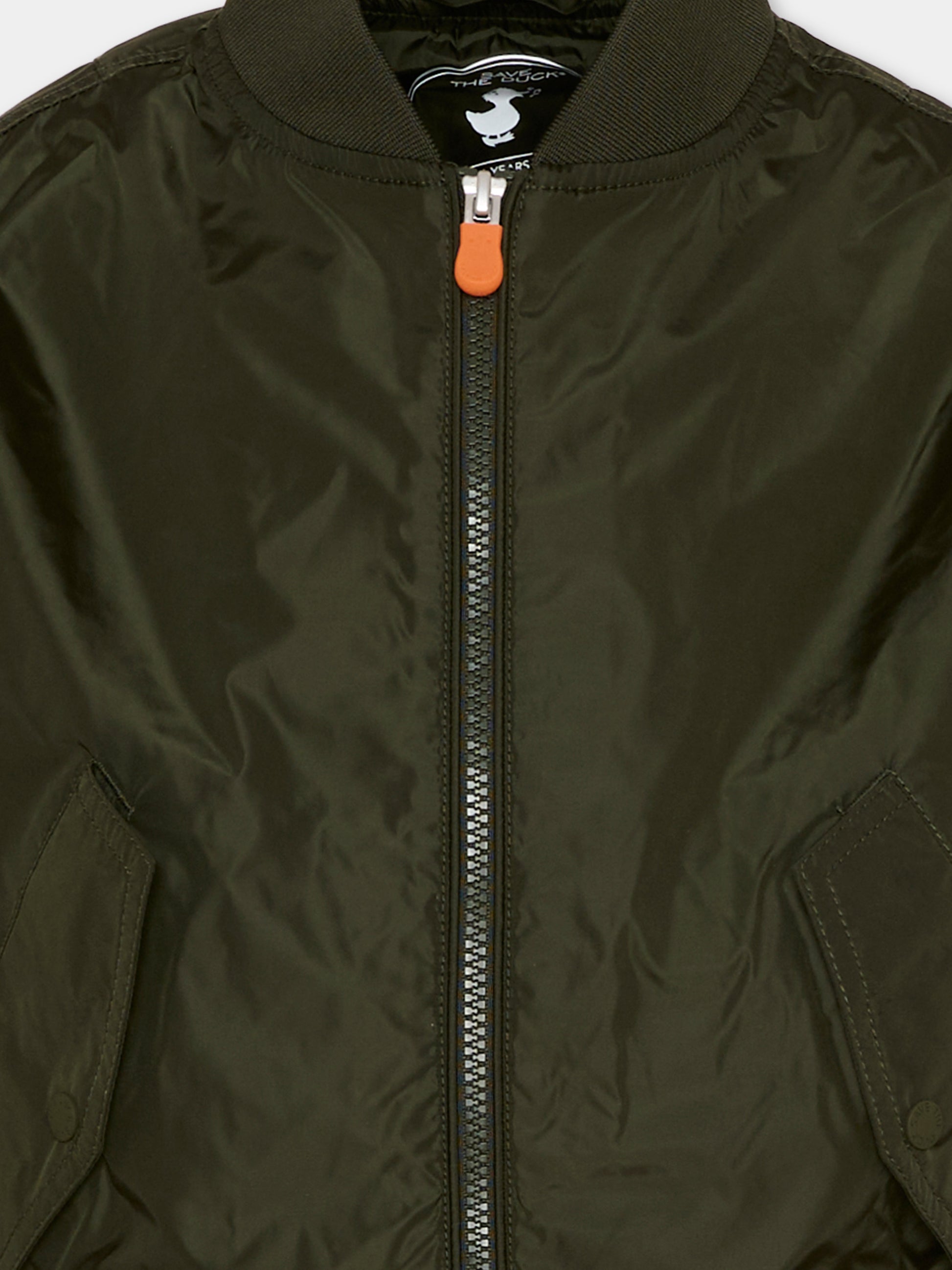 Bomber verde Bax per bambino,Save The Duck Kids,J32792X MEGA22 50078