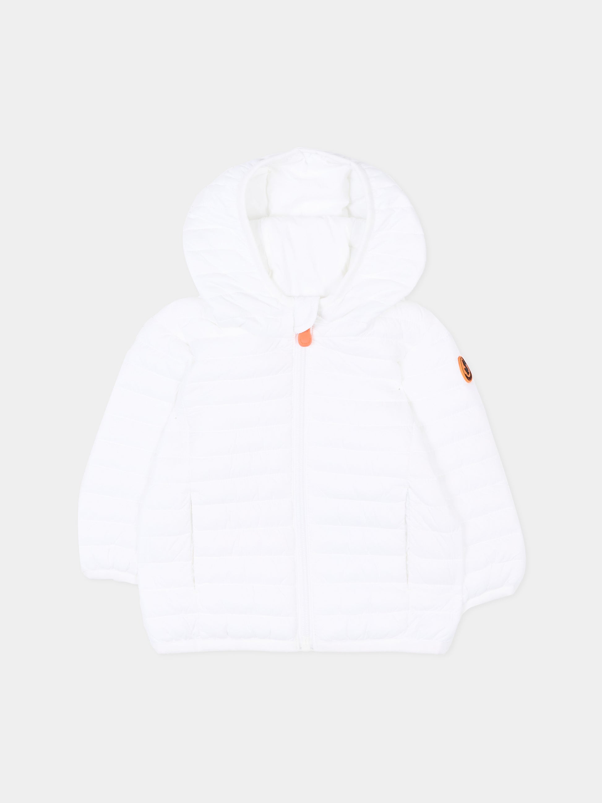 Piumino bianco Nene per neonati con logo,Save The Duck Kids,I30003X GIGA22 00000