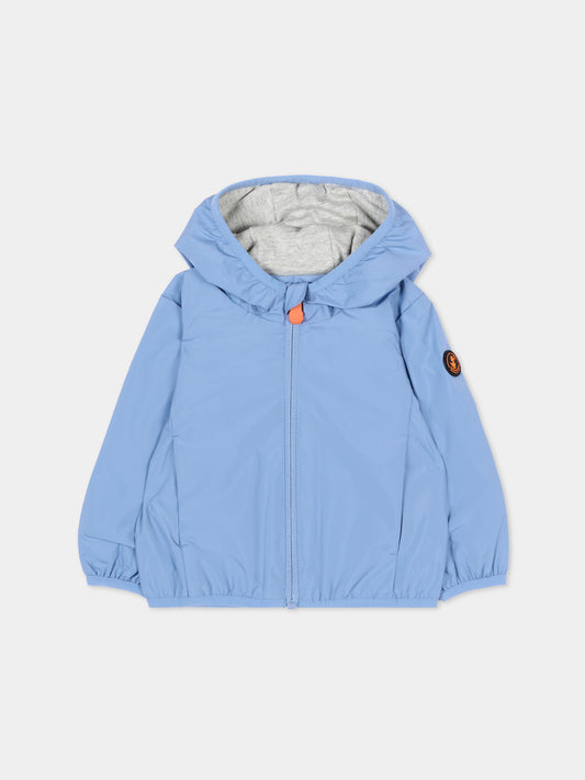 Giacca a vento azzurra Coco per neonato,Save The Duck Kids,I30006X WIND22 90072