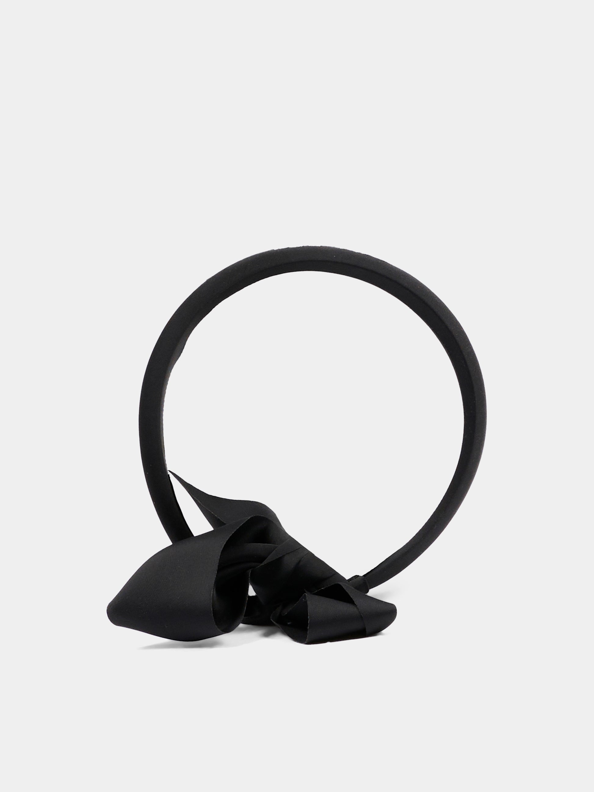 Cerchietto nero per bambina con logo,Philosophy,I9G008 - 7780 - 0050