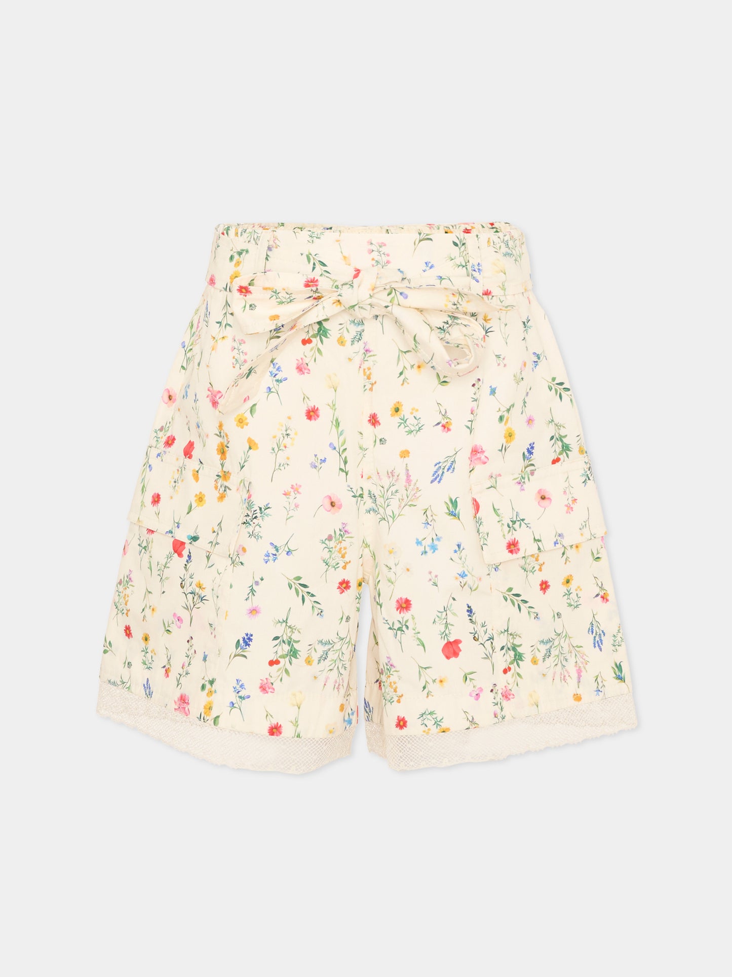 Shorts multicolor floreali per bambina,Philosophy,I1G410 - 7680 - 0084