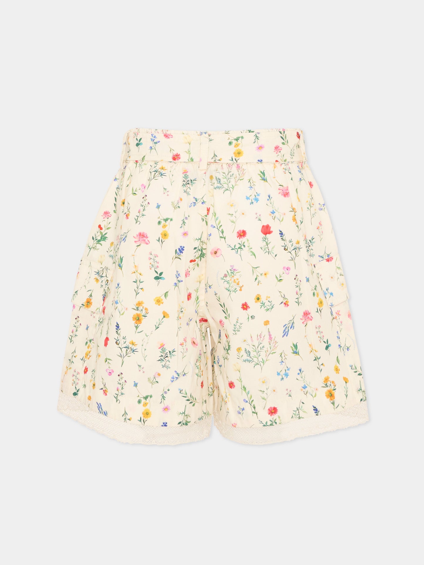 Shorts multicolor floreali per bambina,Philosophy,I1G410 - 7680 - 0084