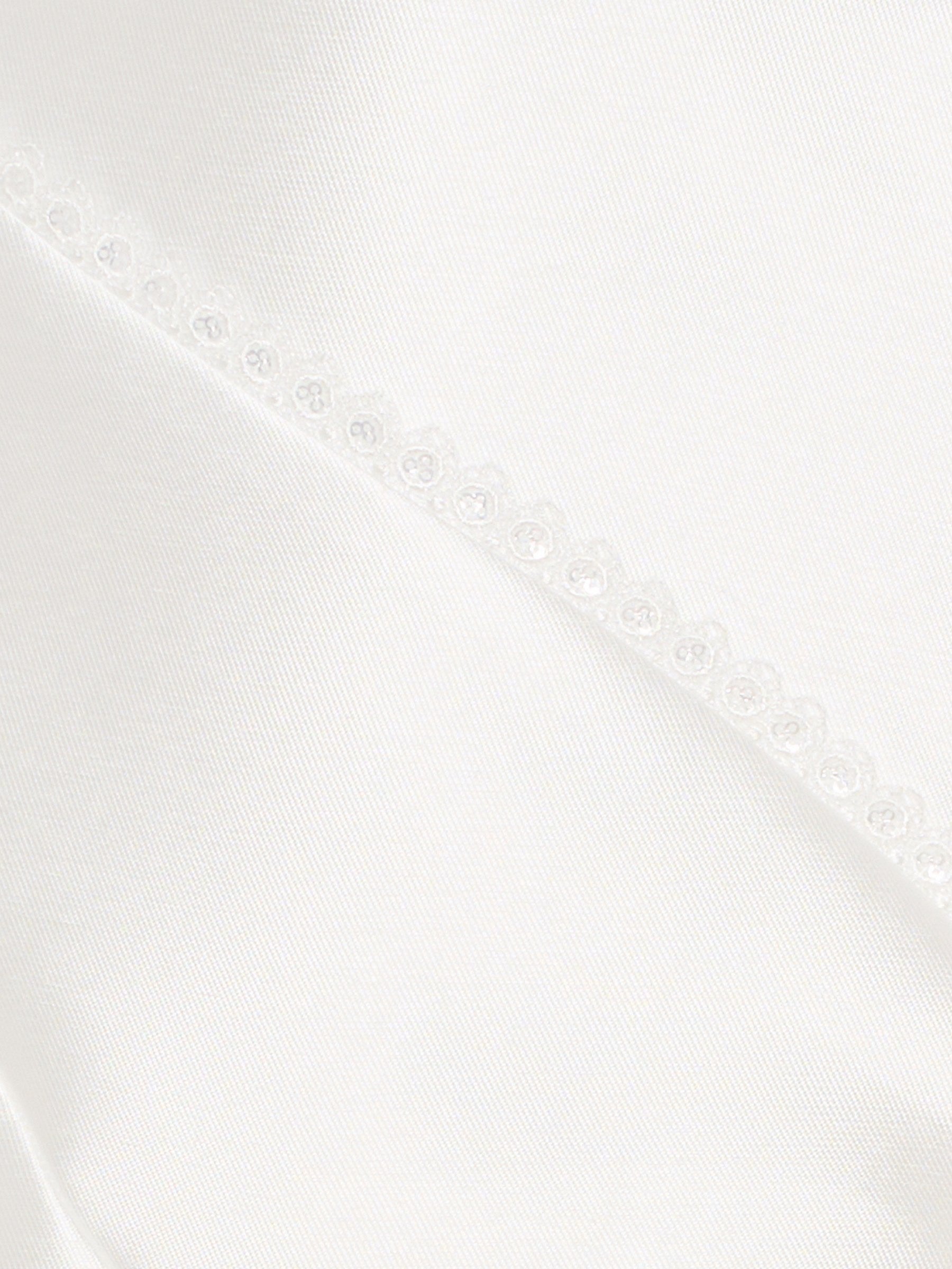 Vestito avorio per bambina con fiocco,Monnalisa,71G901 - 7304 - 0001