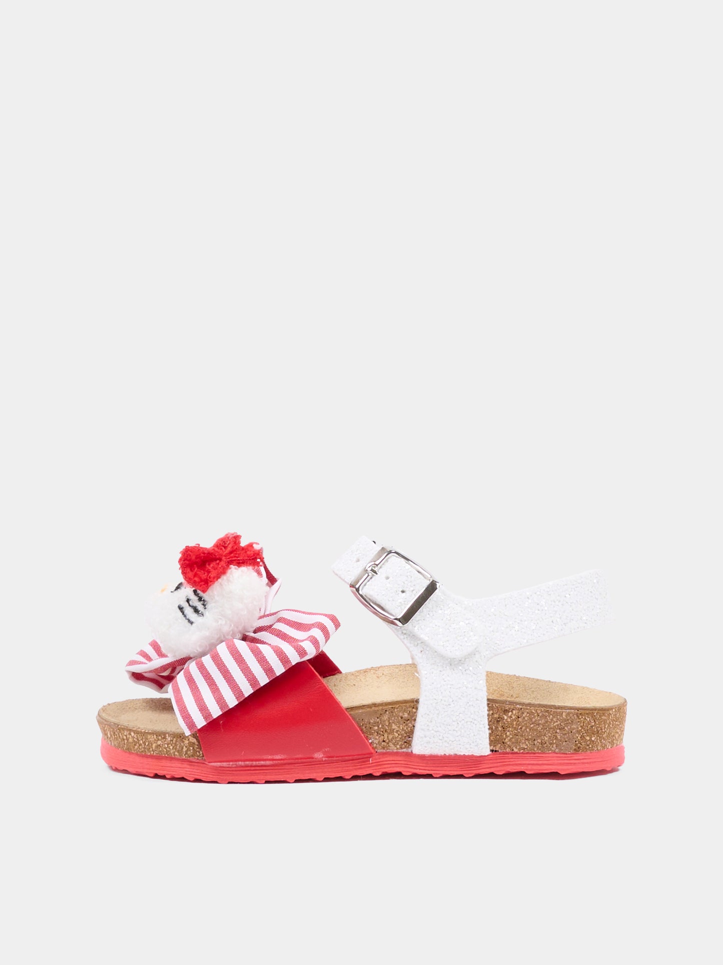 Sandali bianchi per bambina con Hello Kitty,Monnalisa,8CG015 - 7702 - 9944