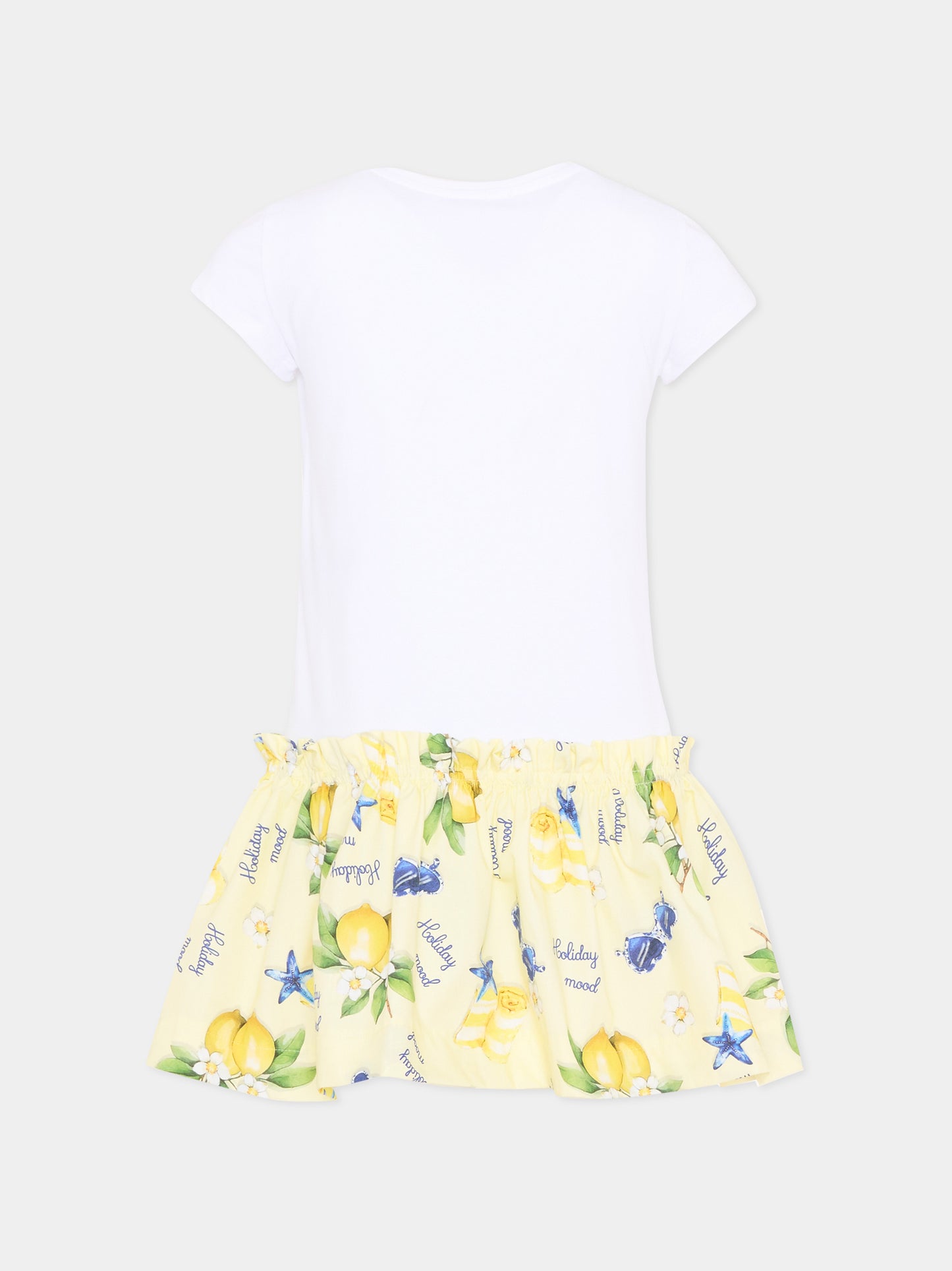 Vestito multicolor Positano per bambina,Monnalisa,11G916RU - 7201 - 9914