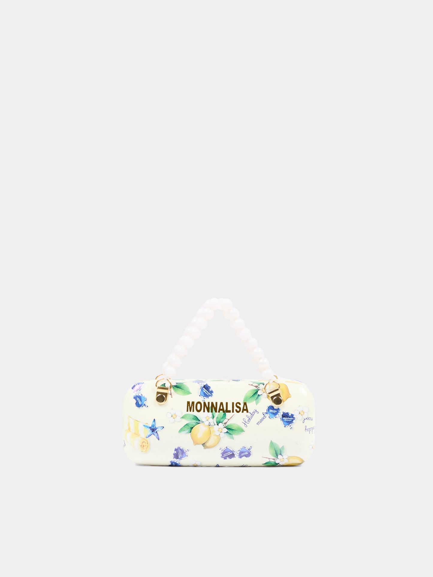 Occhiali da sole multicolor per bambina con limoni,Monnalisa,19G022 - 7072 - 1456