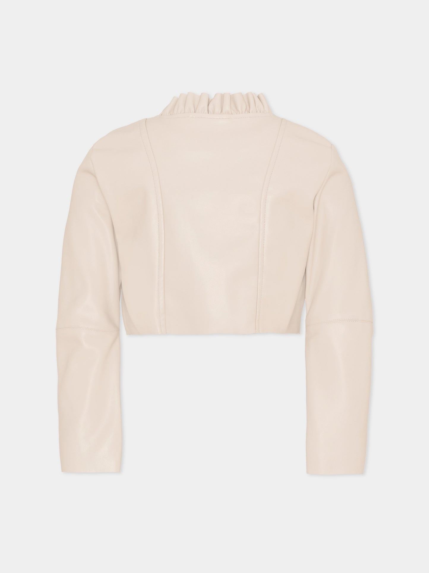 Giubbotto beige per bambina,Monnalisa,17G101 - 7023 - 0003