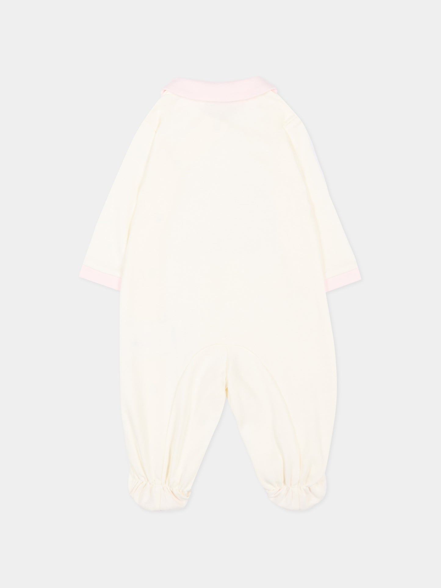 Set tutina avorio per neonata con coniglio,Monnalisa,35G518 - 7000 - 0001